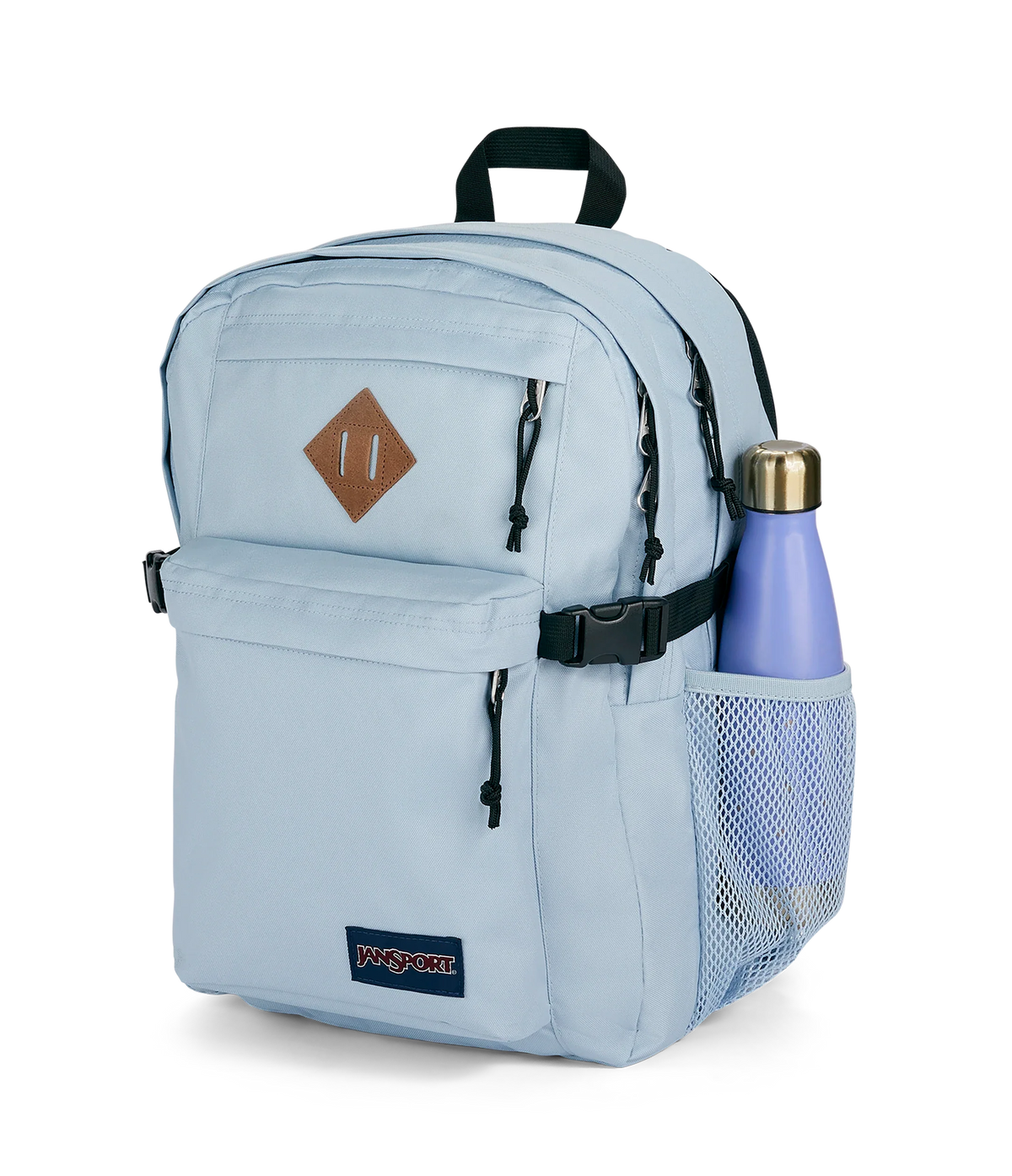 JanSport Main Campus Iconic Style in Blue Dusk — detail view