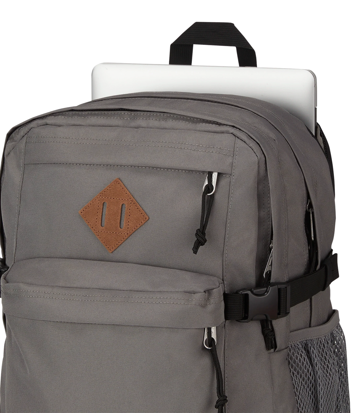 JanSport Main Campus Iconic Style in Graphite Grey — detail view 2