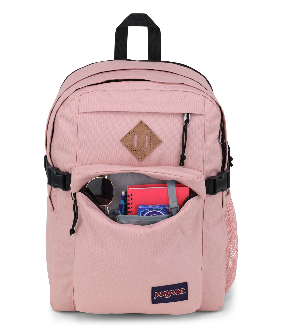 JanSport Main Campus Iconic Style in Misty Rose — detail view 3