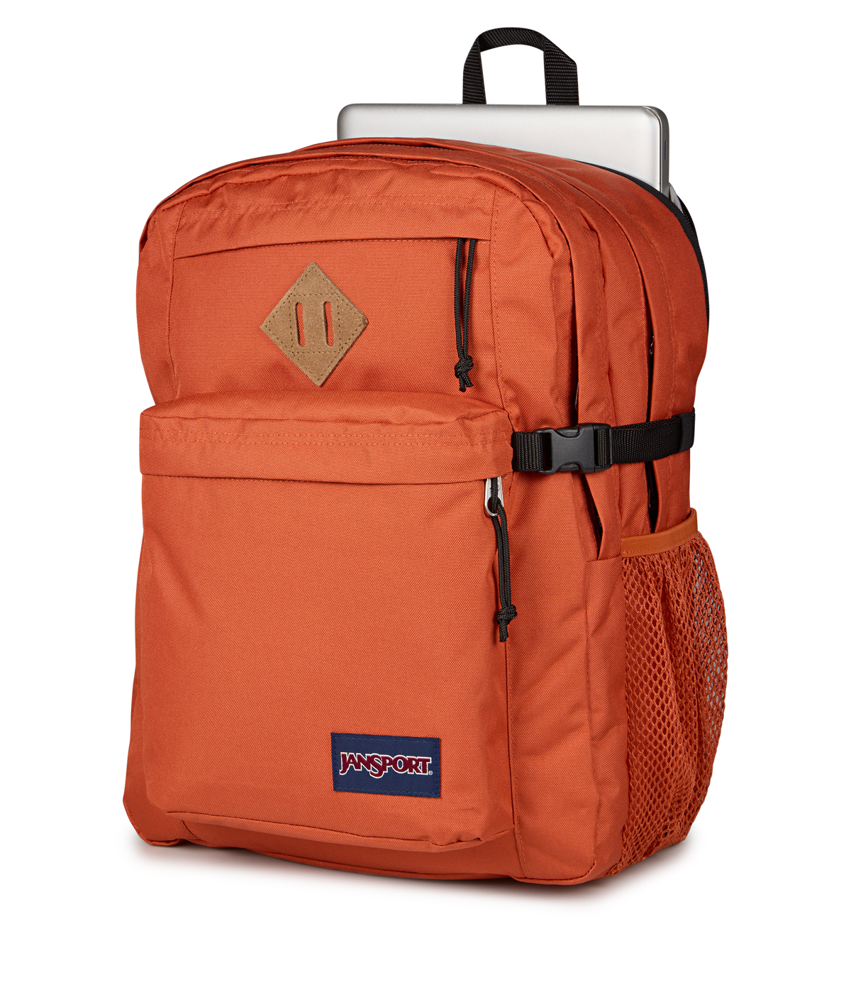 JanSport Main Campus Iconic Style in Dune Red — detail view 2