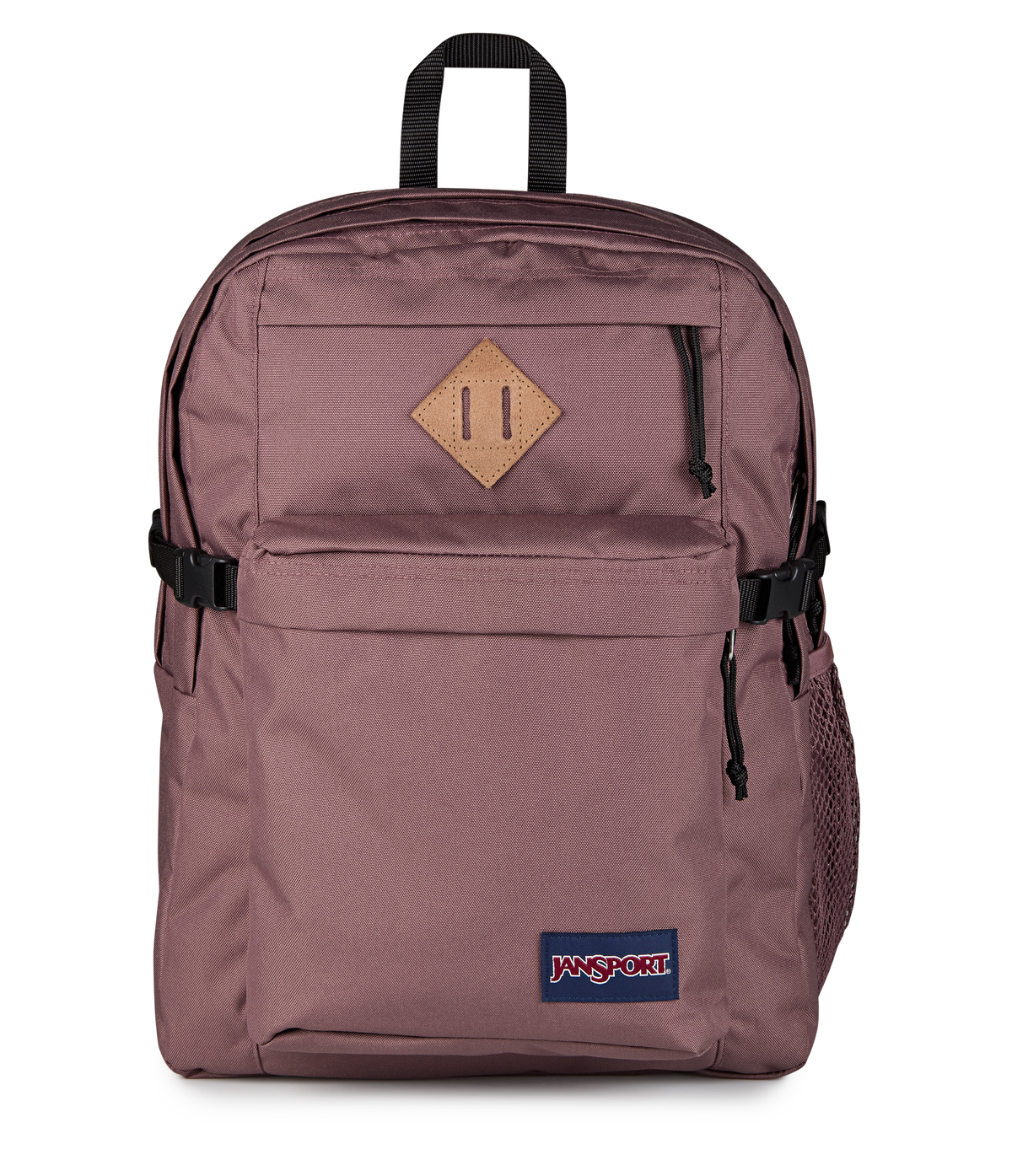 JanSport Main Campus Iconic Style in Mahogany Haze — front view # color_Mahogany Haze
