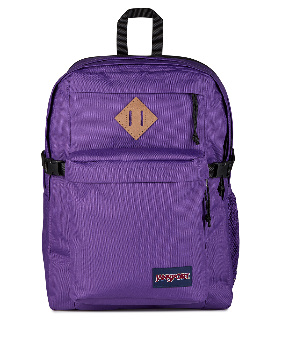 JanSport Main Campus Iconic Style in Grape Jelly — front view # color_Grape Jelly
