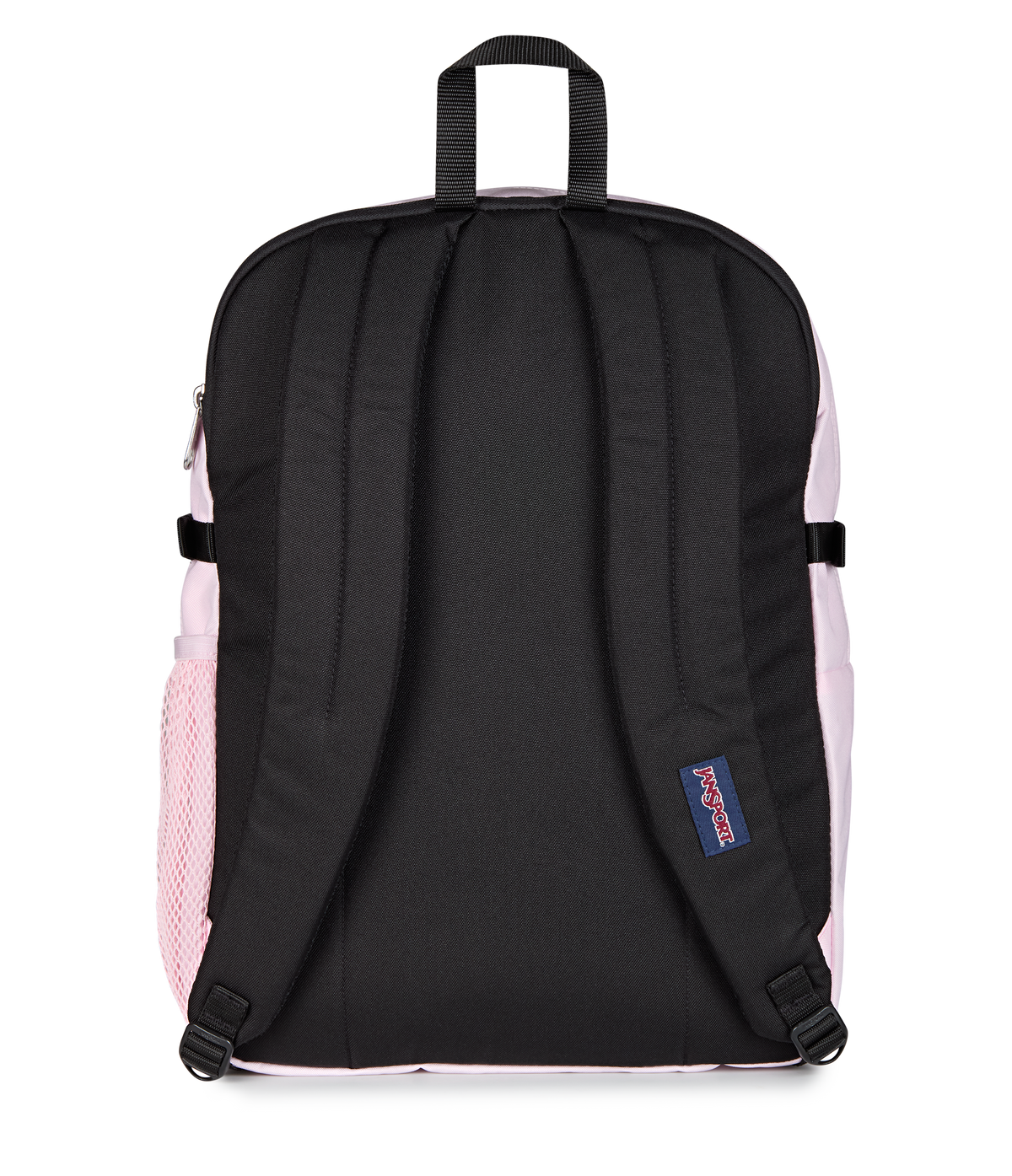 JanSport Main Campus Iconic Style in Pink Ice — back view