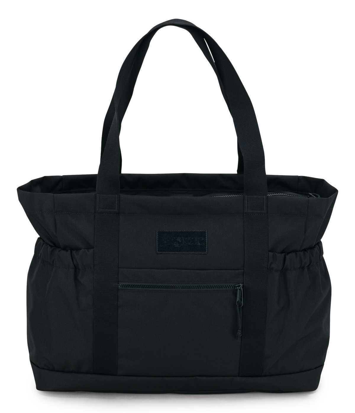 Jansport Everyday Large Tote in Black — front view # color_Black
