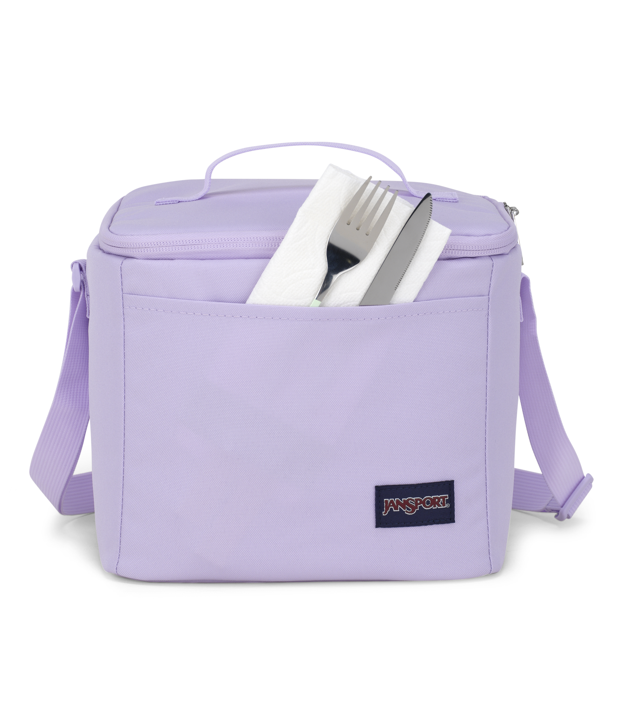 JanSport Super Snack in Pastel Lilac — detail view 4
