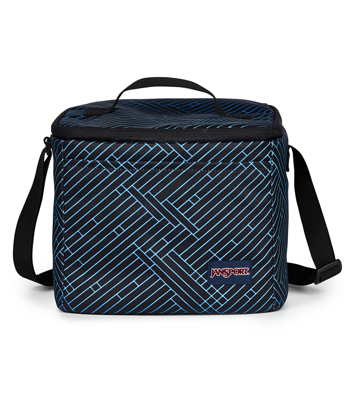JanSport Super Snack in Team Stripes — front view # color_Team Stripes