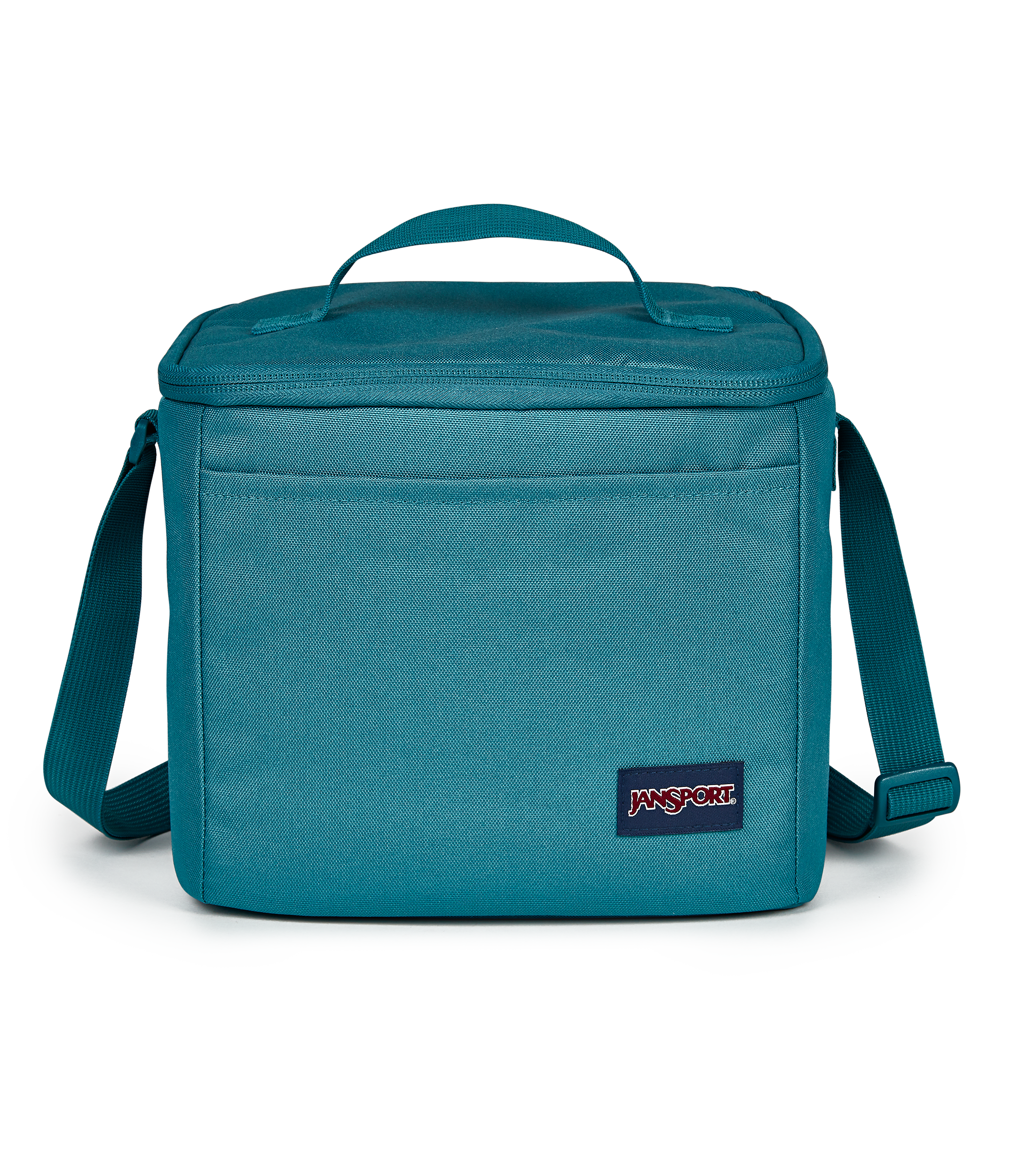 JanSport Super Snack in Emerald Pool — front view