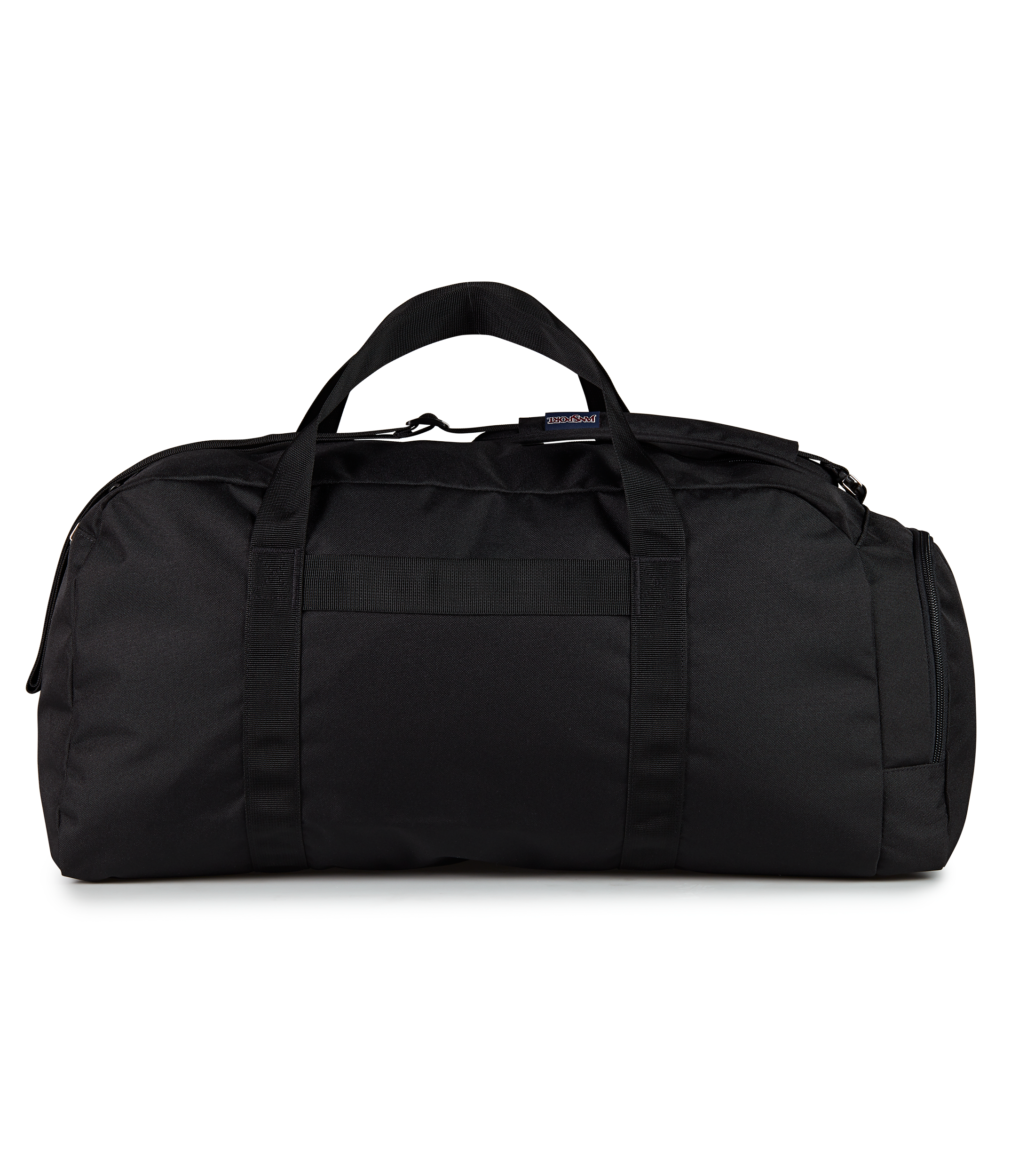 JanSport Weekender Large Duffel in Black — back view