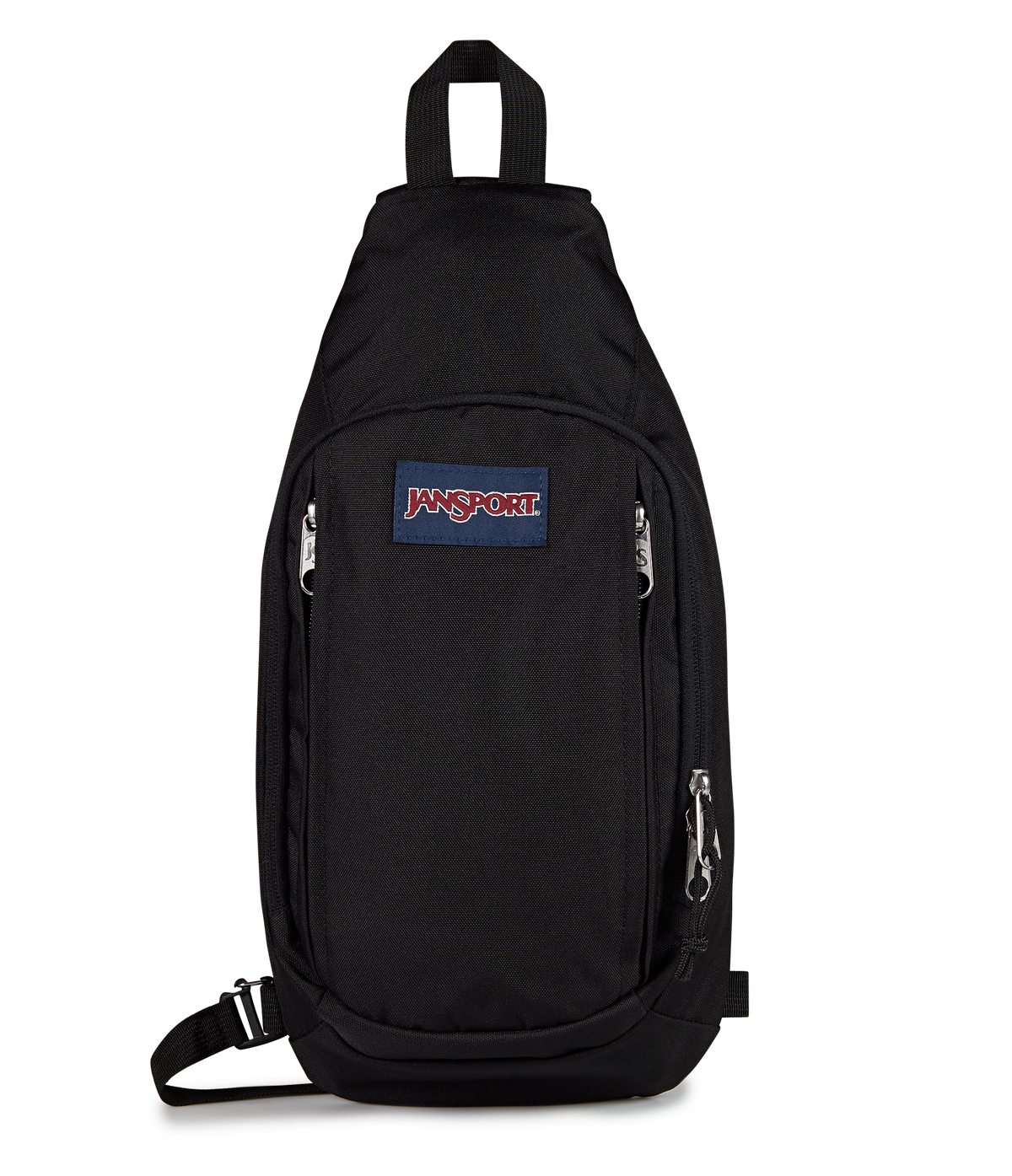 JanSport Move Sling Bag in Black — front view # color_Black