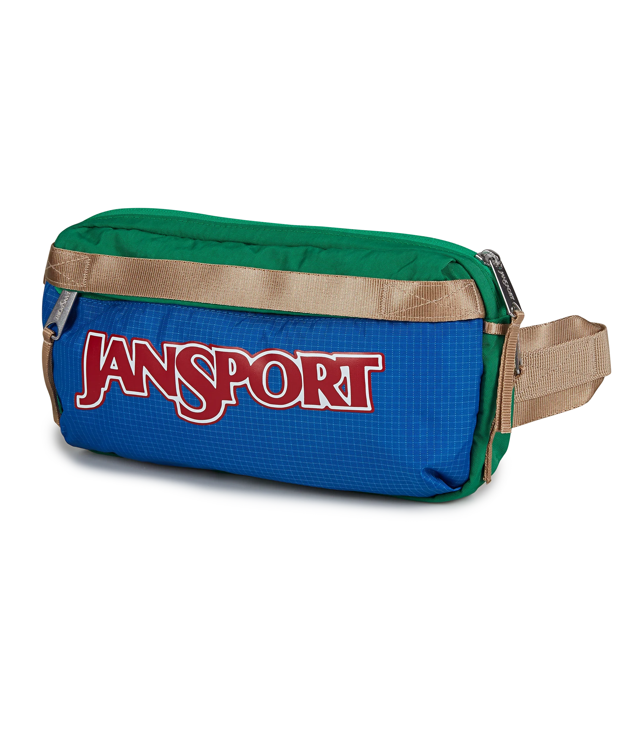 JanSport Washington Waistpack in Jelly Kelly — angle view 3