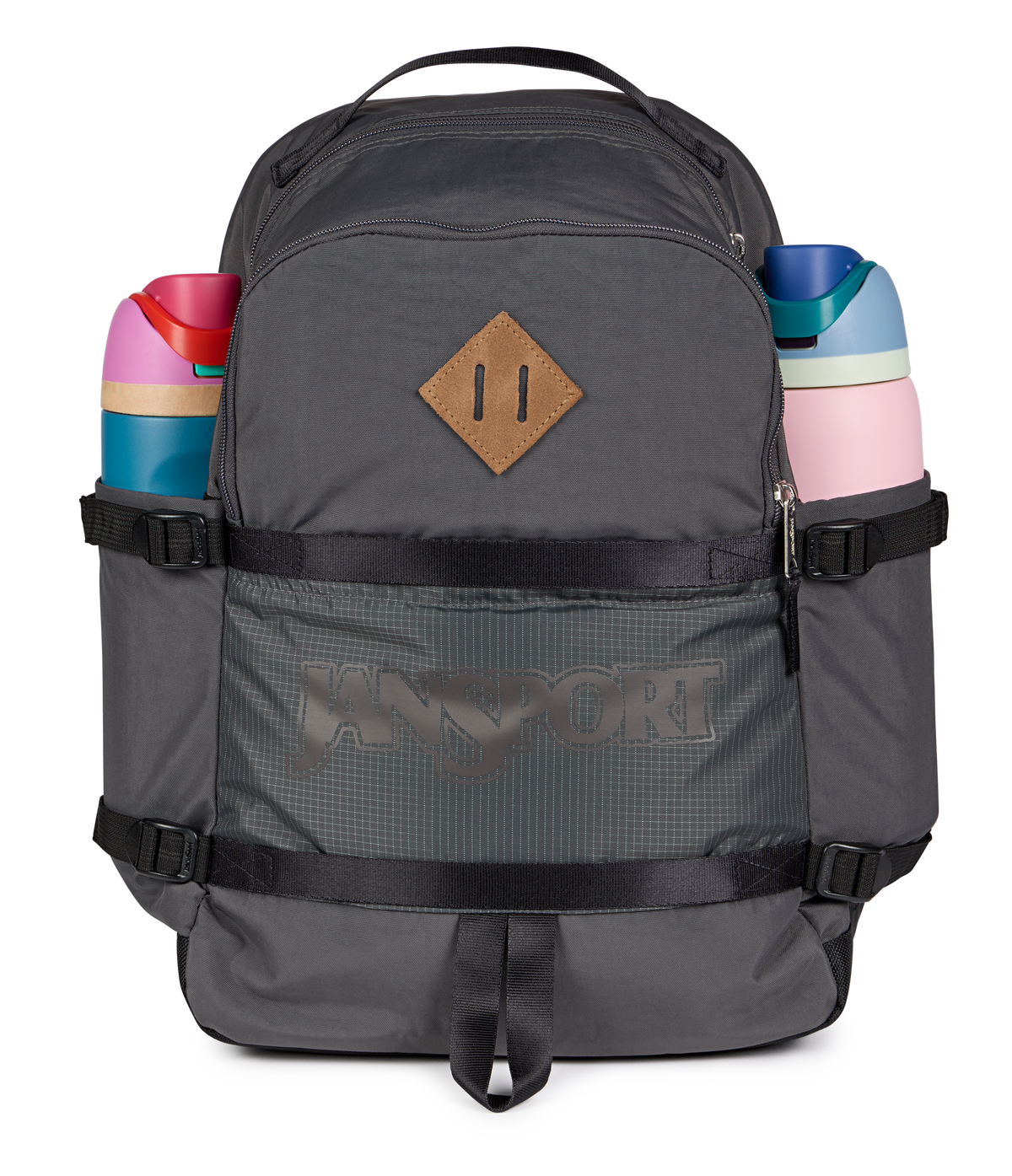 Jansport Small Seattle Pack Retro Series in Smokey Grit — detail view