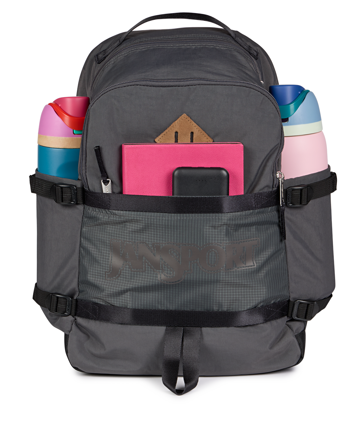 Jansport Small Seattle Pack Retro Series in Smokey Grit — detail view 3