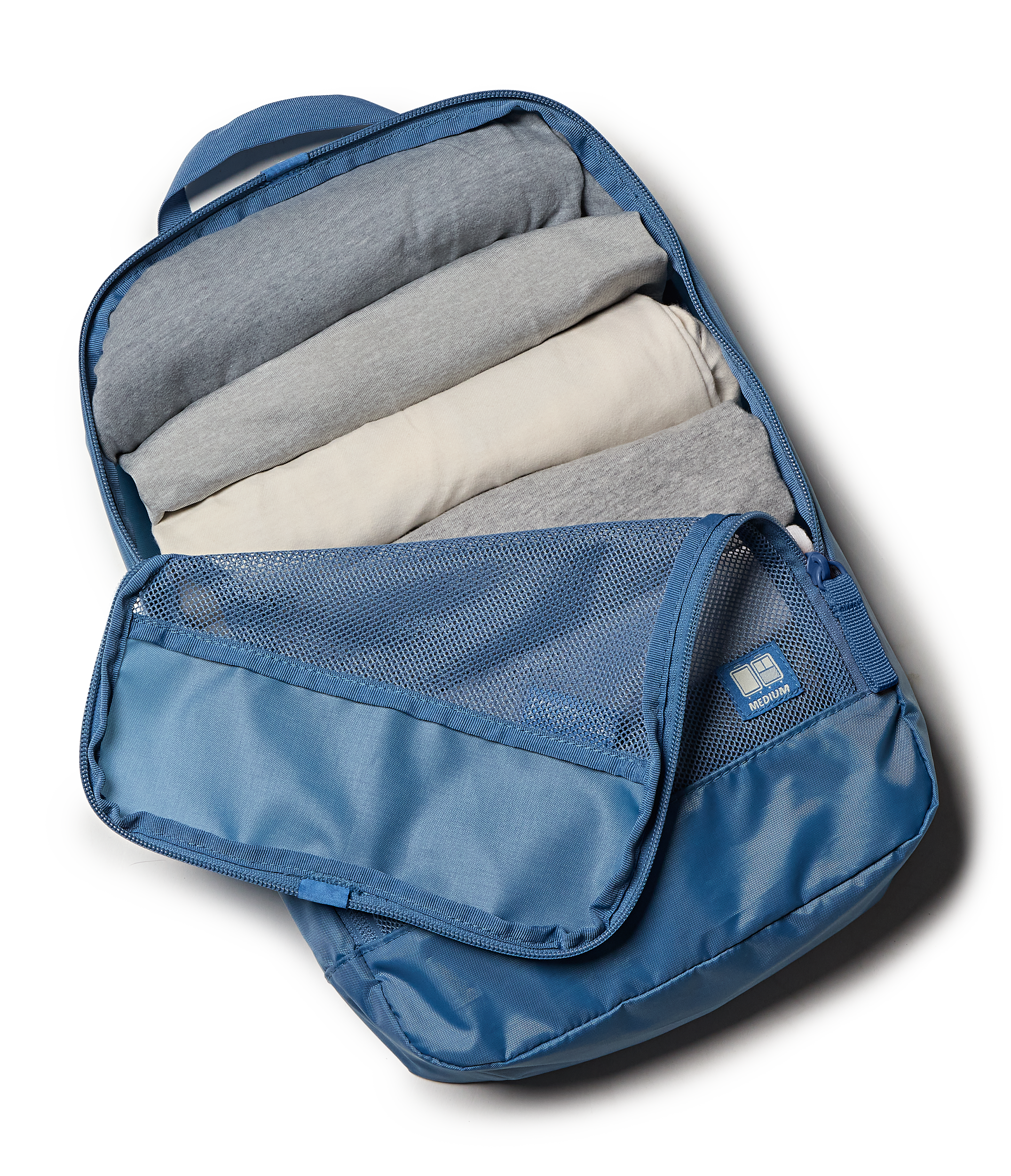 JanSport Good Latitude Packing Cubes in Elemental Blue — detail view 5