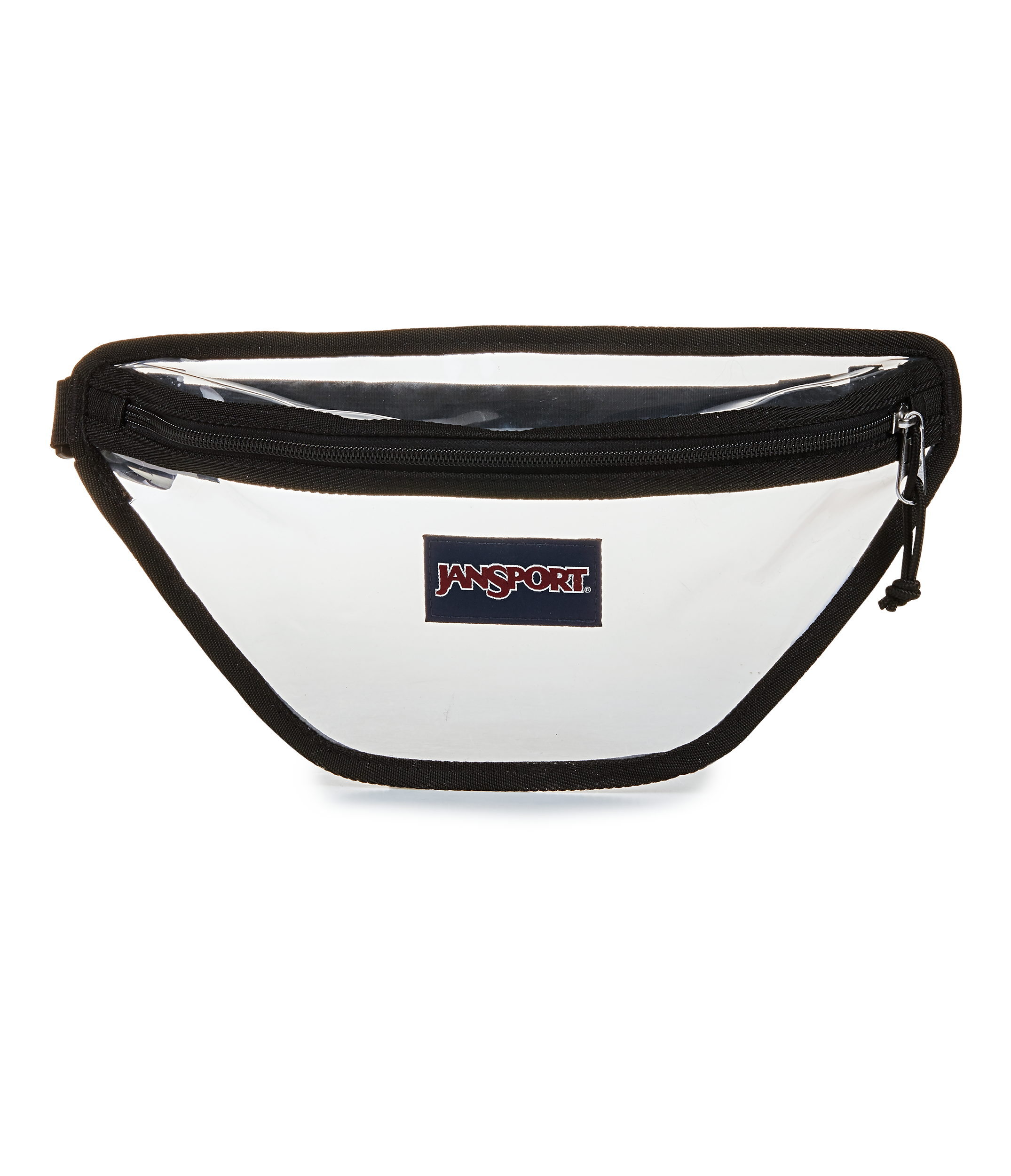 JanSport Clear Waistpack in Clear — front view