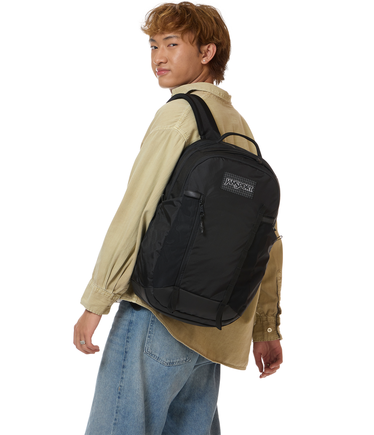 Jansport All Around Pack 28L in Black — lifestyle