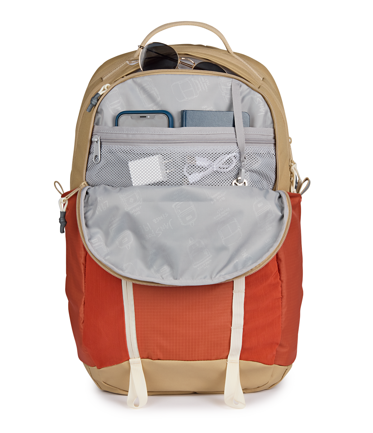 Jansport All Around Pack 28L in Dune Red — detail view 3