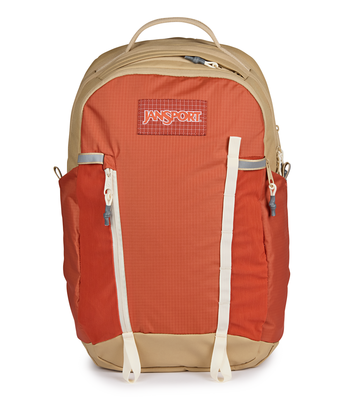 Jansport All Around Pack 28L in Dune Red — front view # color_Dune Red