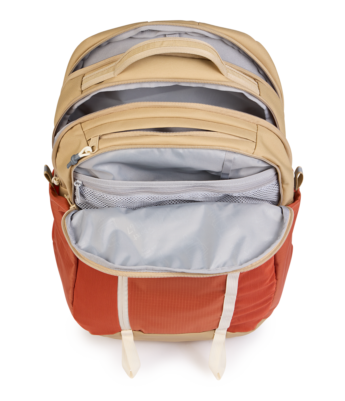 Jansport All Around Pack 28L in Dune Red — interior view
