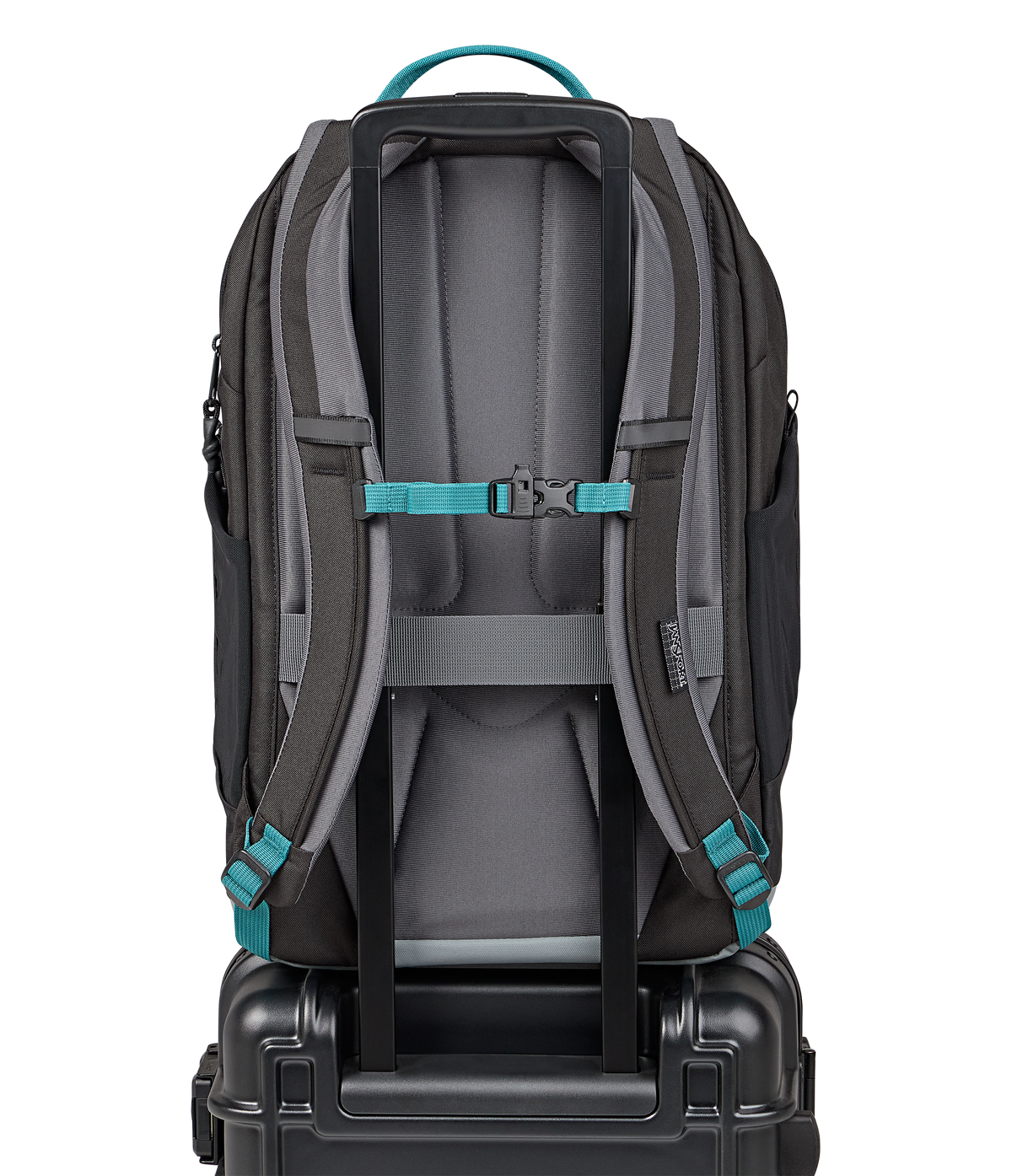 Jansport All Around Pack 28L in Smokey Grit — back view