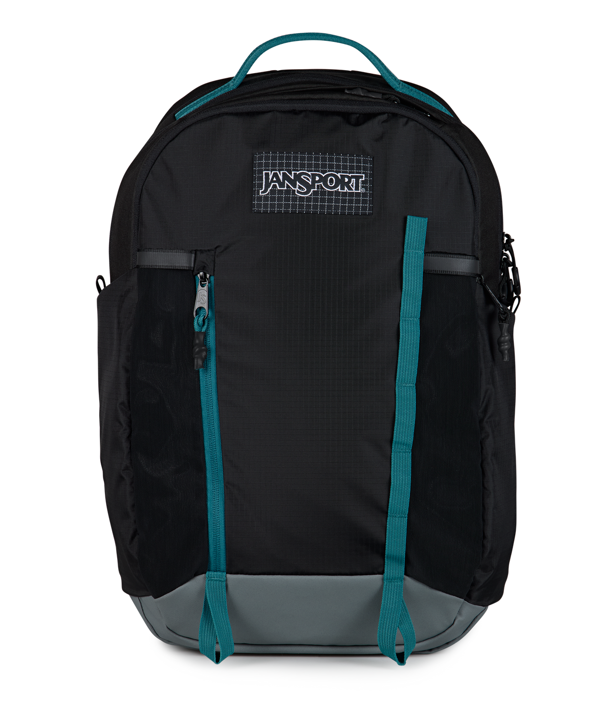 Jansport All Around Pack 28L in Smokey Grit — front view # color_Smokey Grit