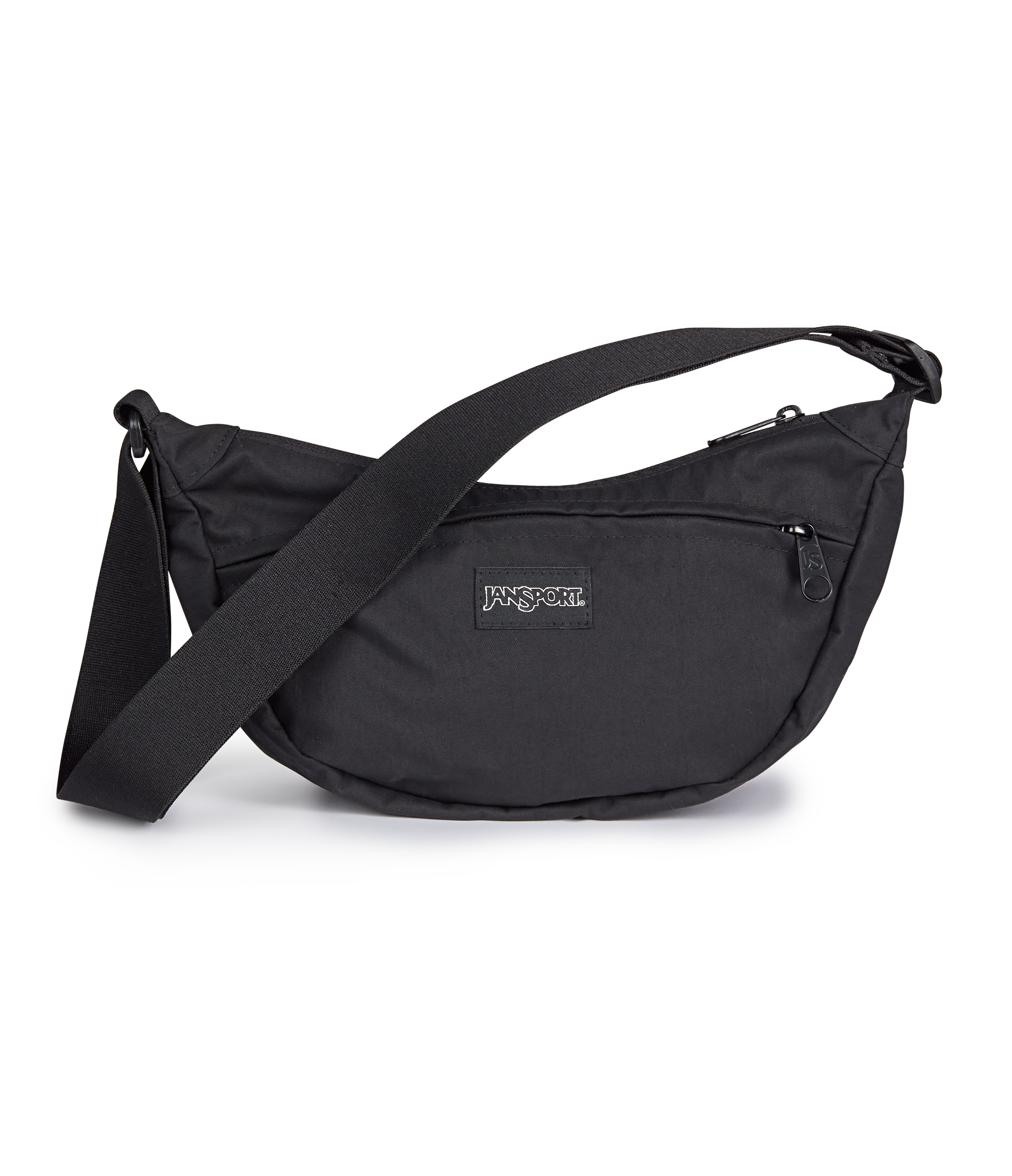 JanSport Unphased Crossbody Small in Black — front view