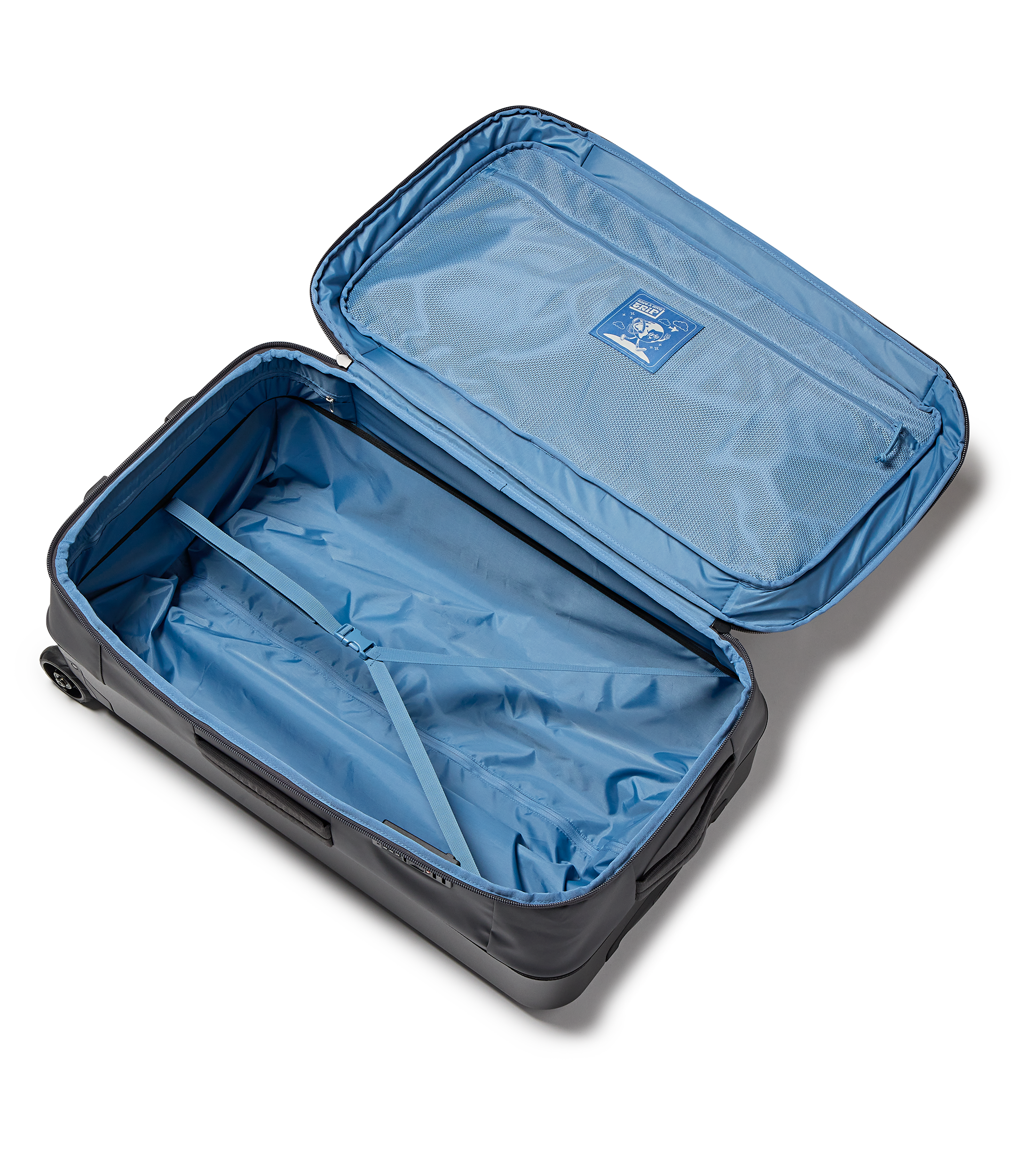 JanSport Good Latitude Wheeled Duffel in Smokey Grit — angle view 4
