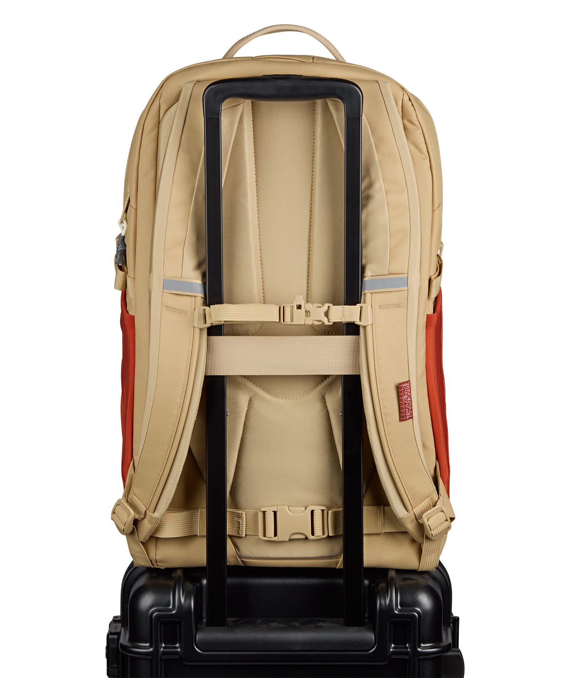 Jansport All Around Pack 34L in Dune Red — back view