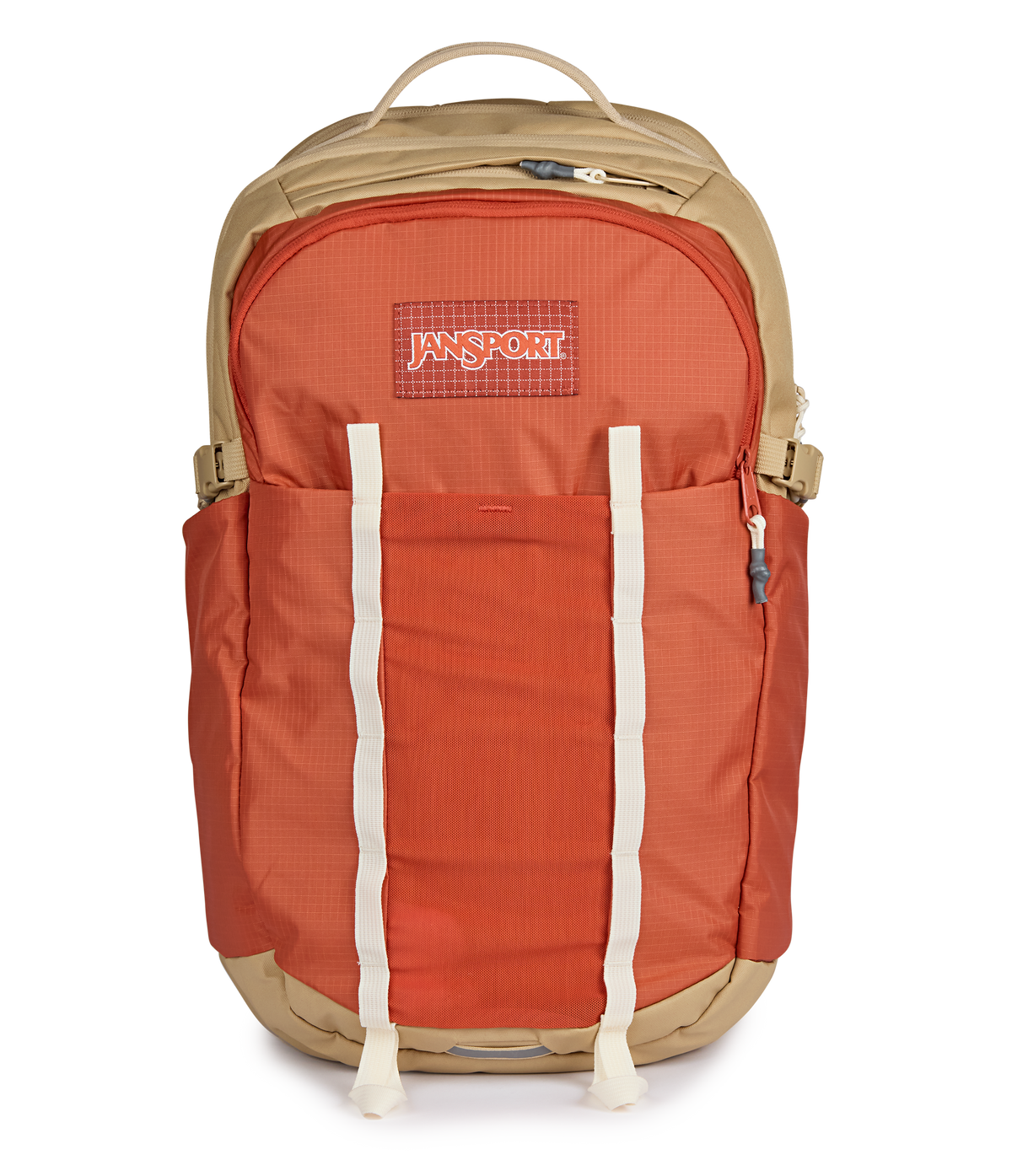 Jansport All Around Pack 34L in Dune Red — front view # color_Dune Red