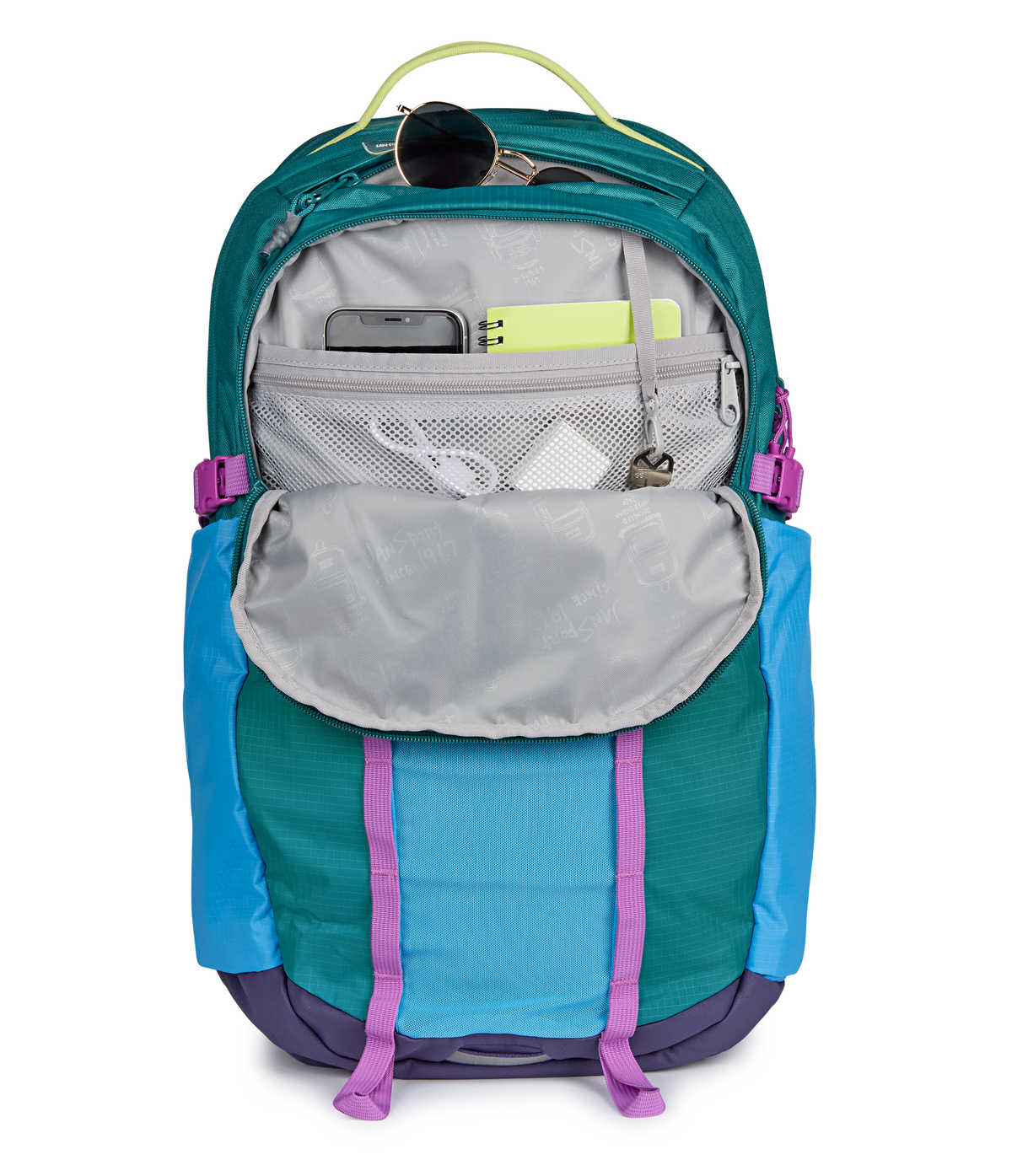 Jansport All Around Pack 34L in Emerald Pool — detail view 4