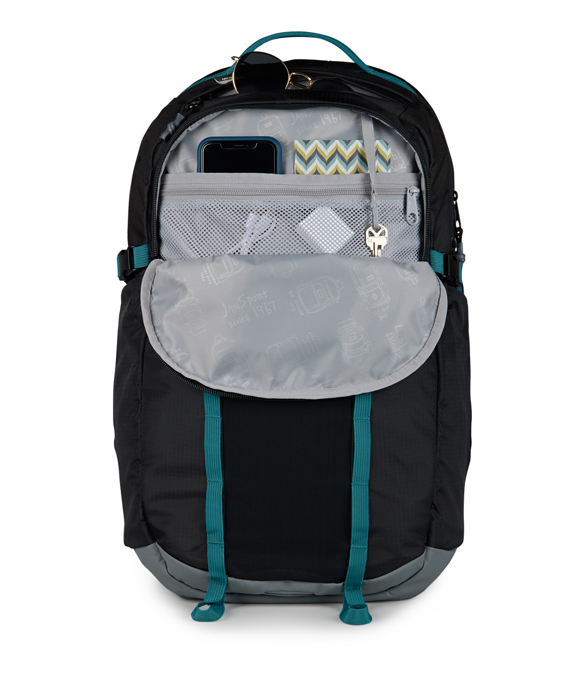 Jansport All Around Pack 34L in Smokey Grit — detail view 4
