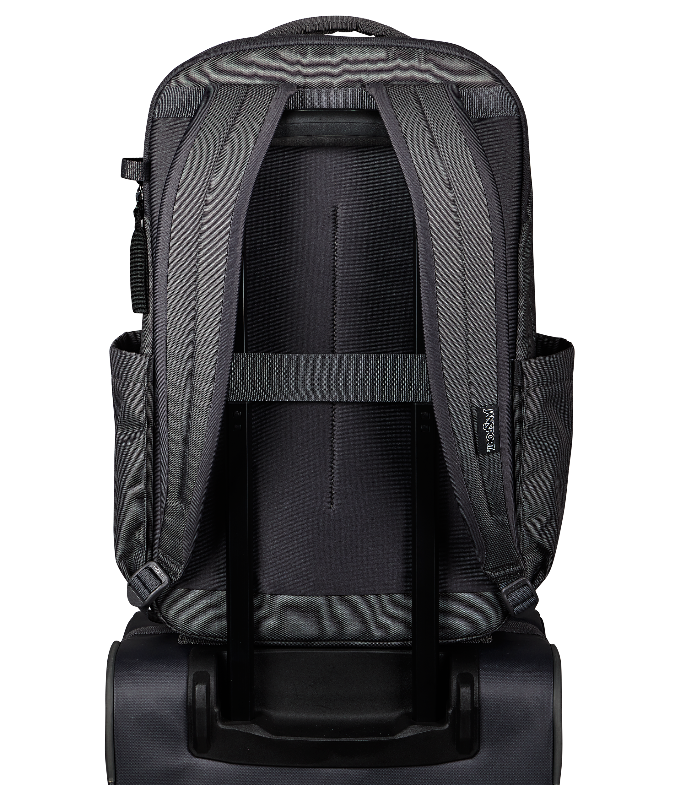 JanSport Good Latitude Travel Pack 30L in Smokey Grit — back view