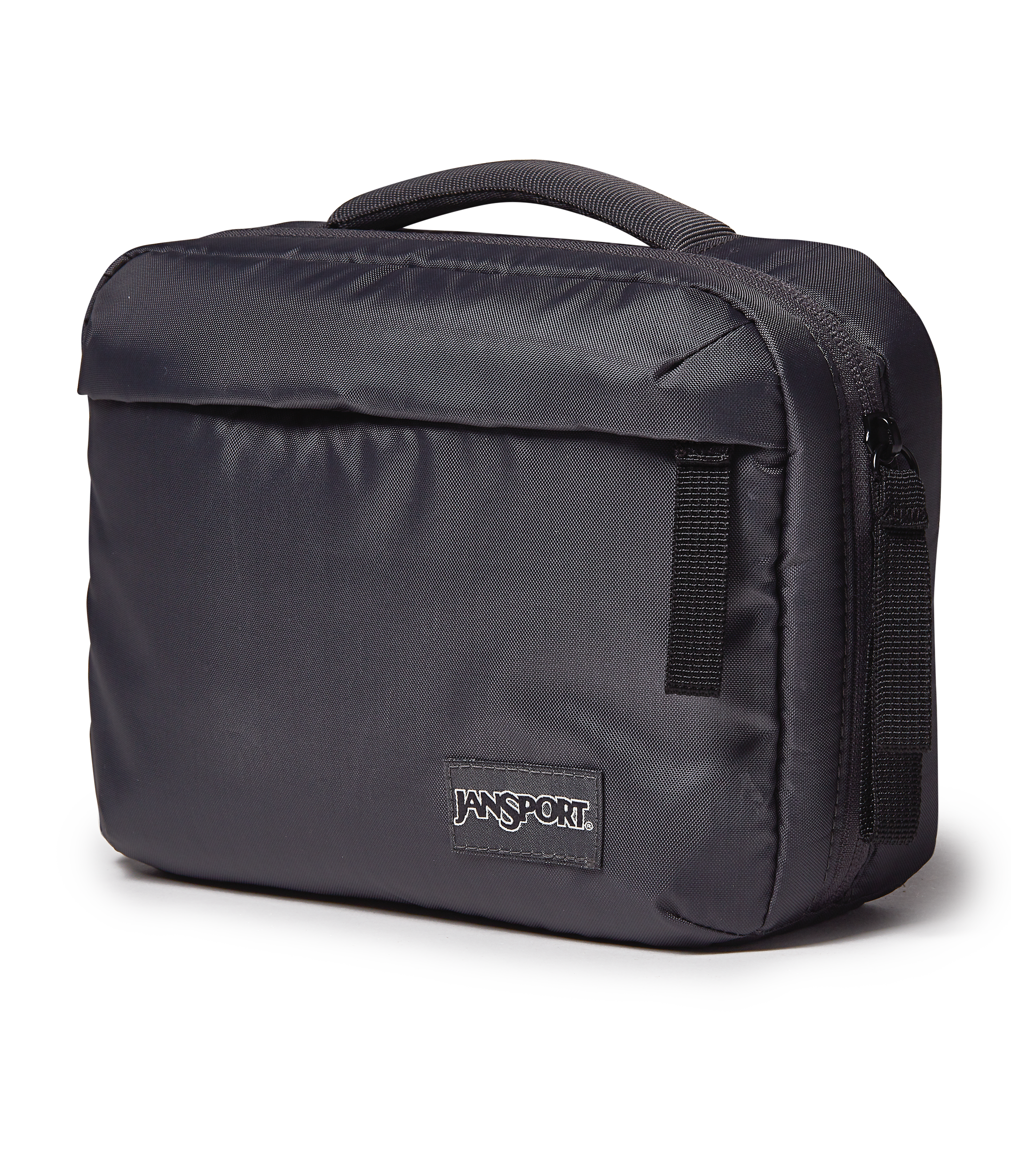 JanSport Good Latitude Tech Organizer in Smokey Grit — angle view 2