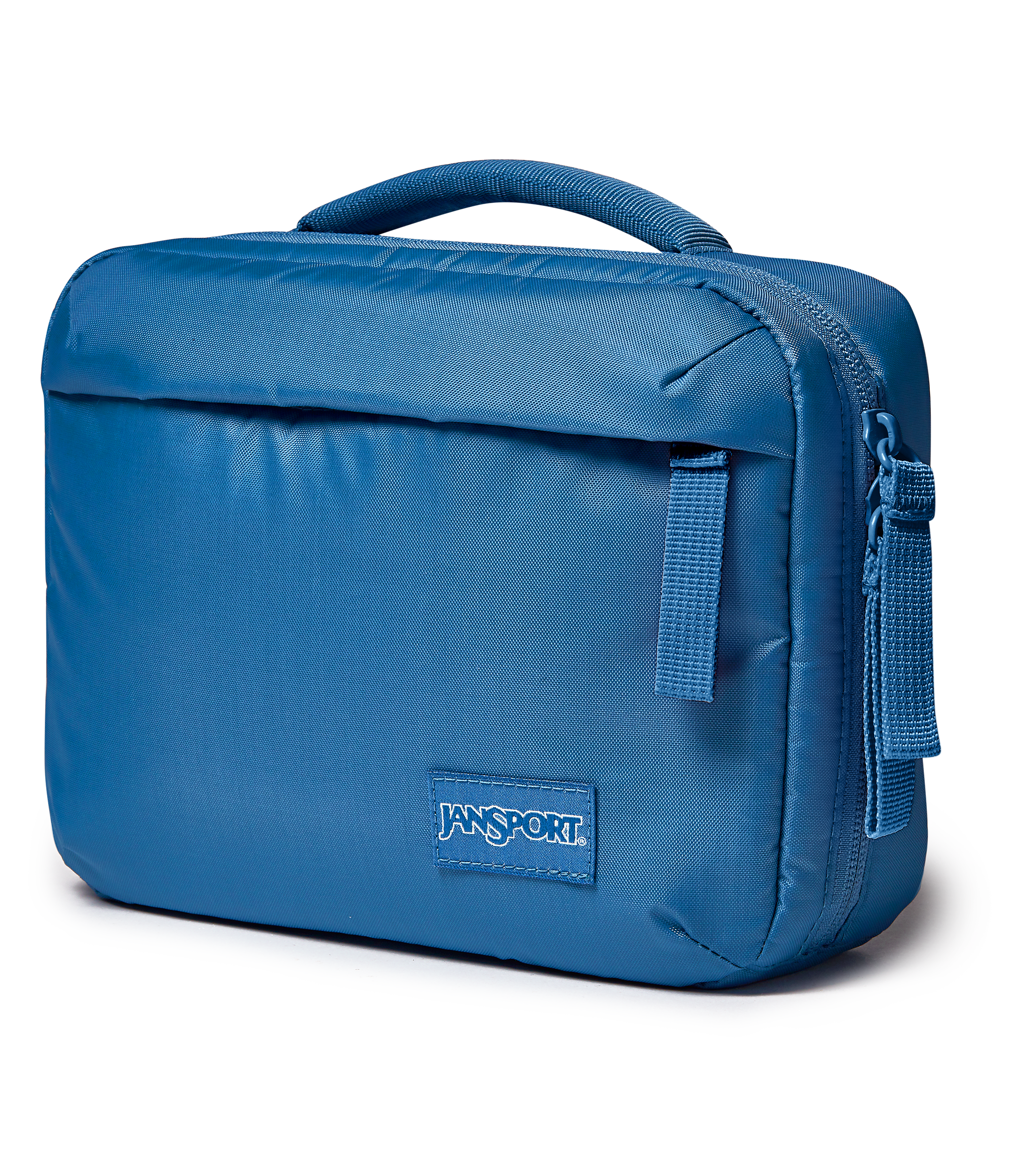 JanSport Good Latitude Tech Organizer in Elemental Blue — angle view 2