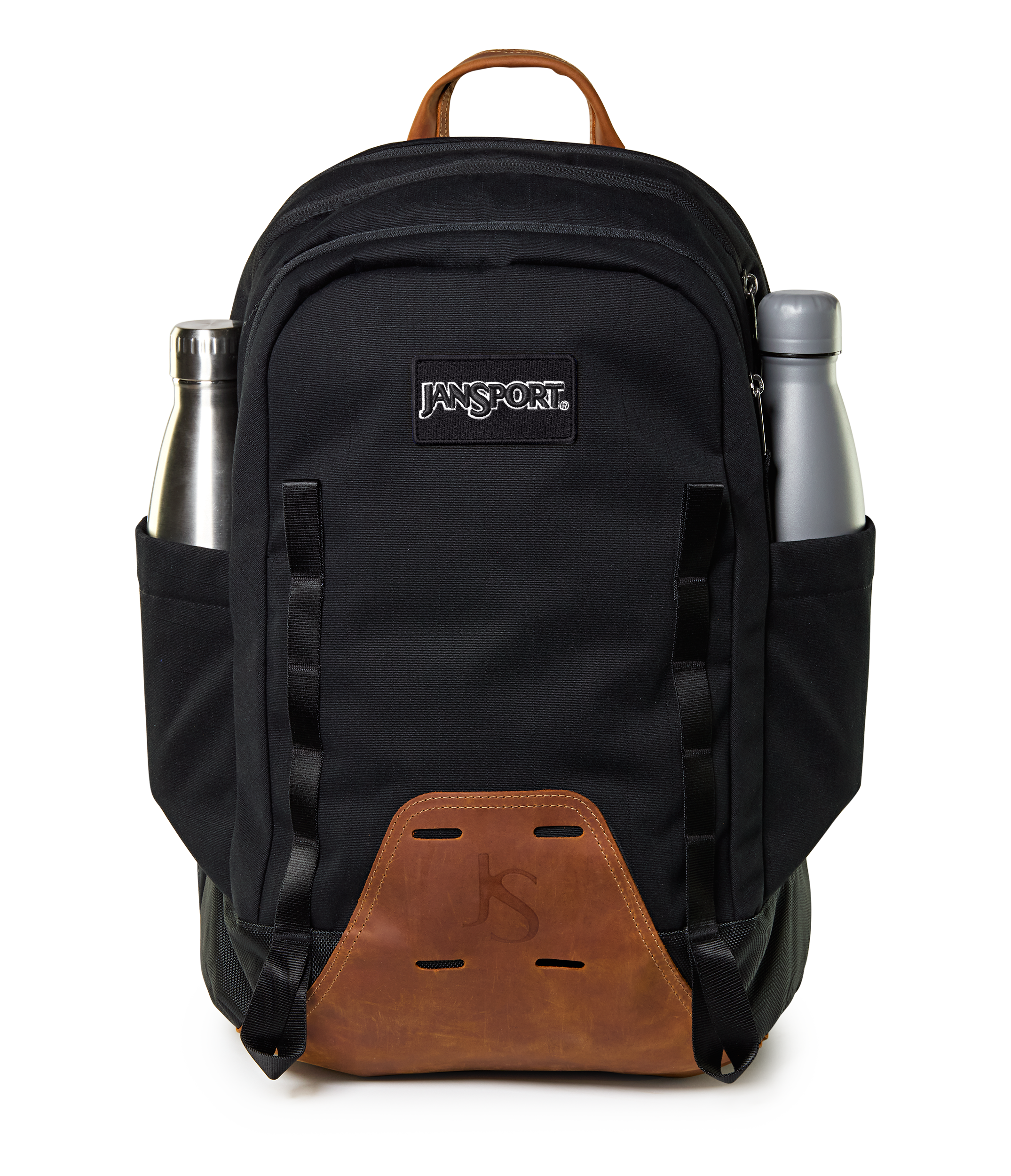 JanSport Pitstop Daypack in Black — detail view