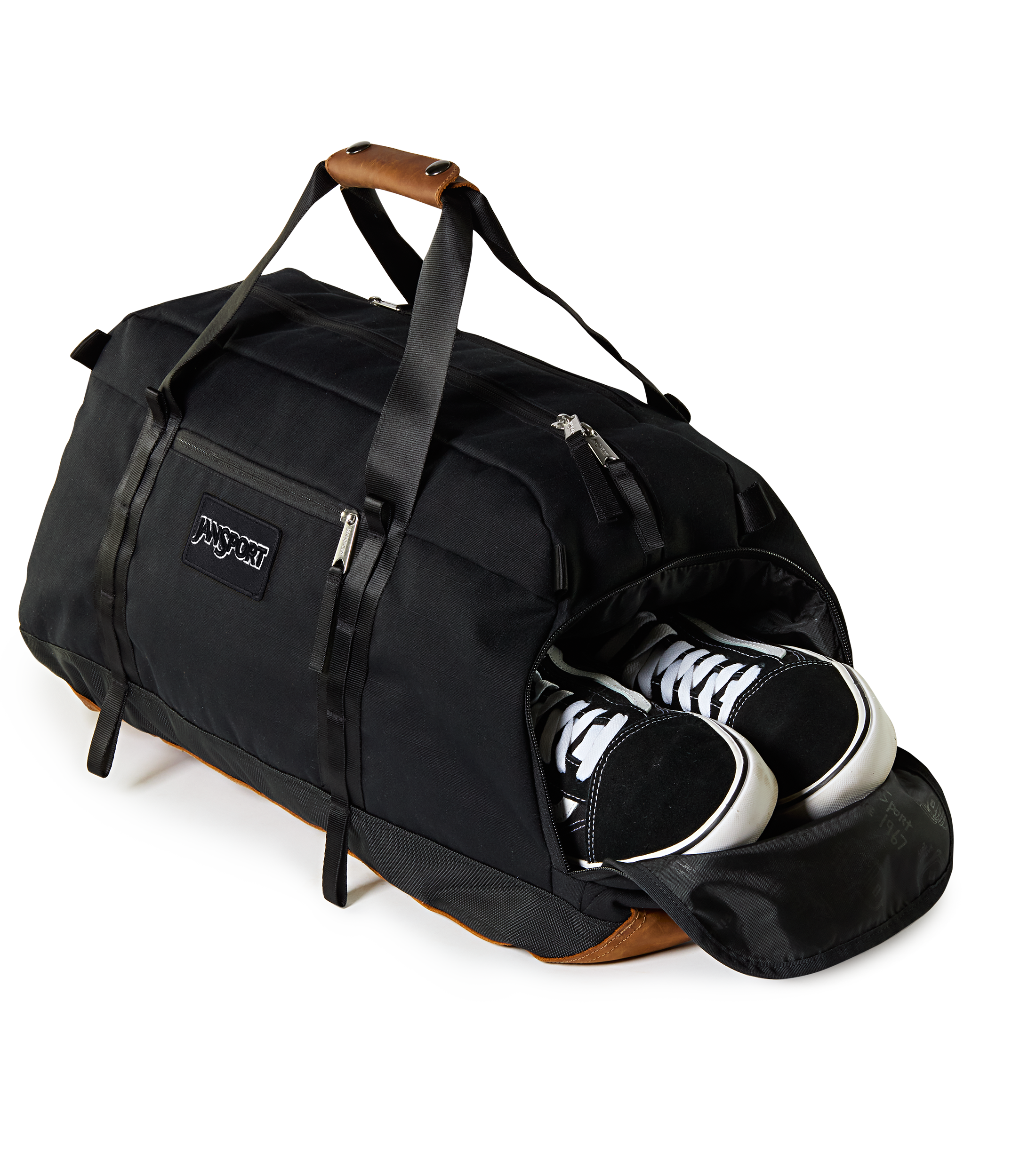JanSport Smooth Ride Duffle in Black — detail view 2