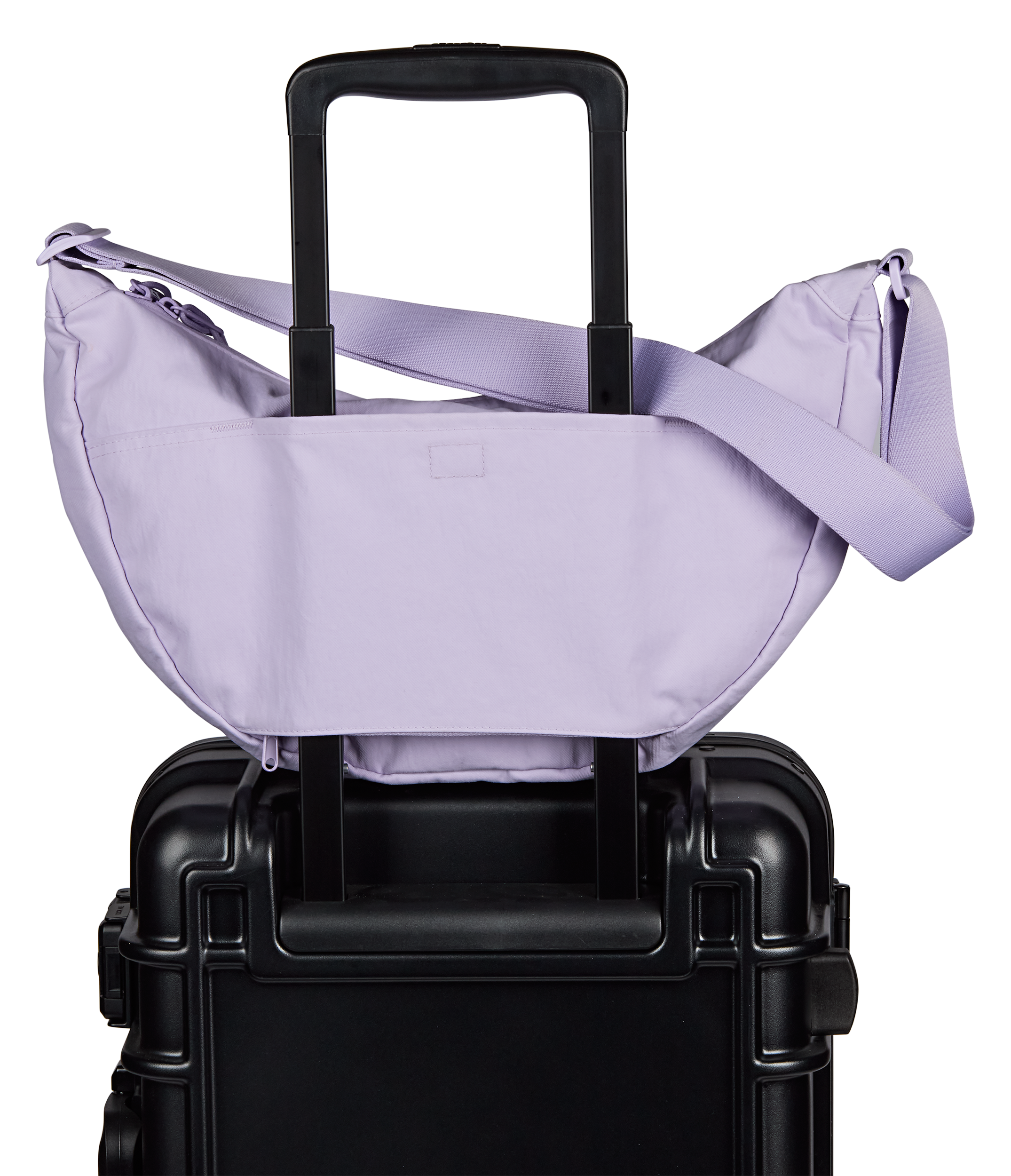 JanSport Unphased Crossbody Large in Pastel Lilac — back view