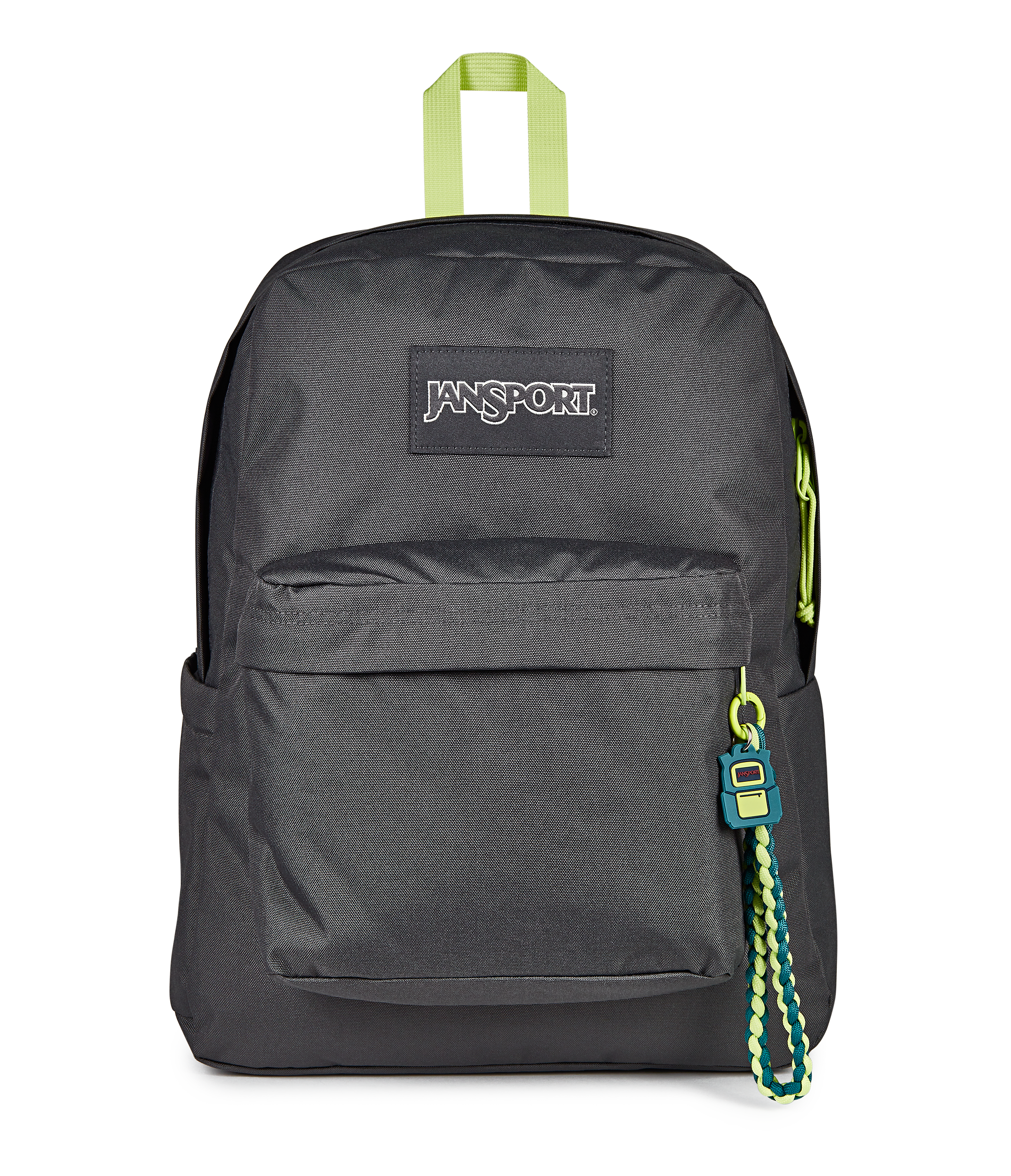 JanSport Superbreak Plus Charmed in Charmed Smokey Grit — front view