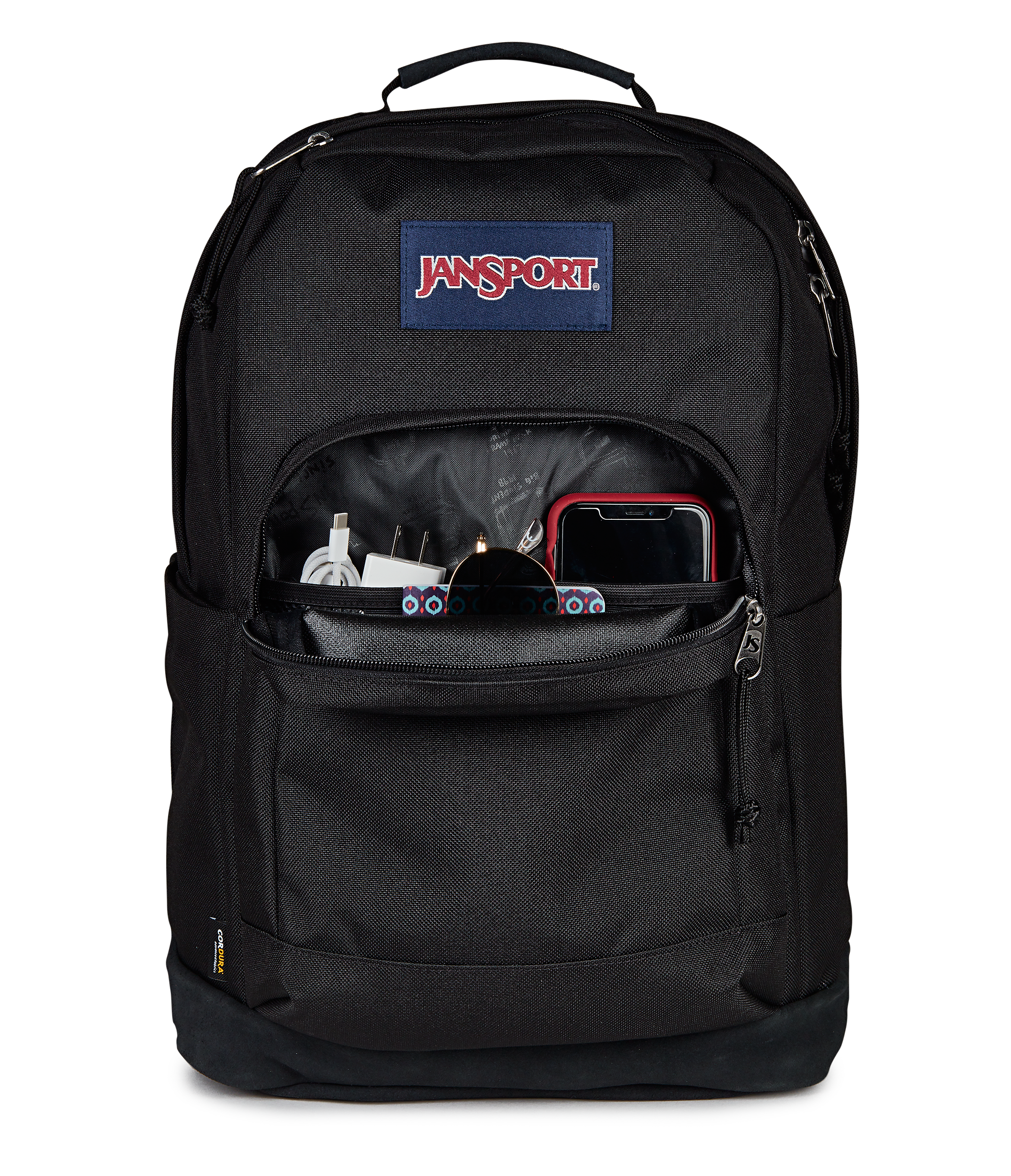 JanSport Right Pack Signature in Black — detail view 3
