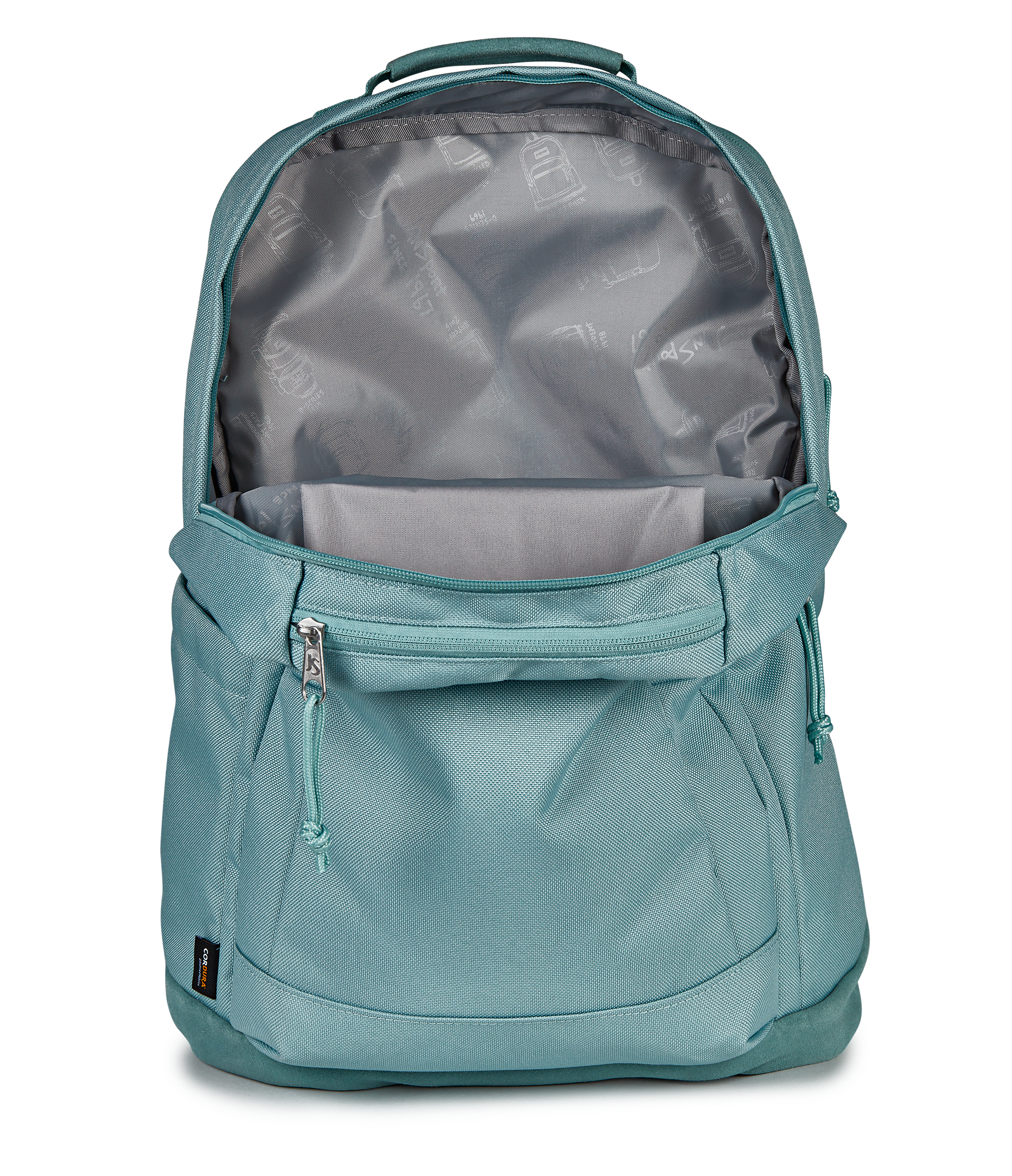 JanSport Right Pack Signature in Faded Sage — angle view 4