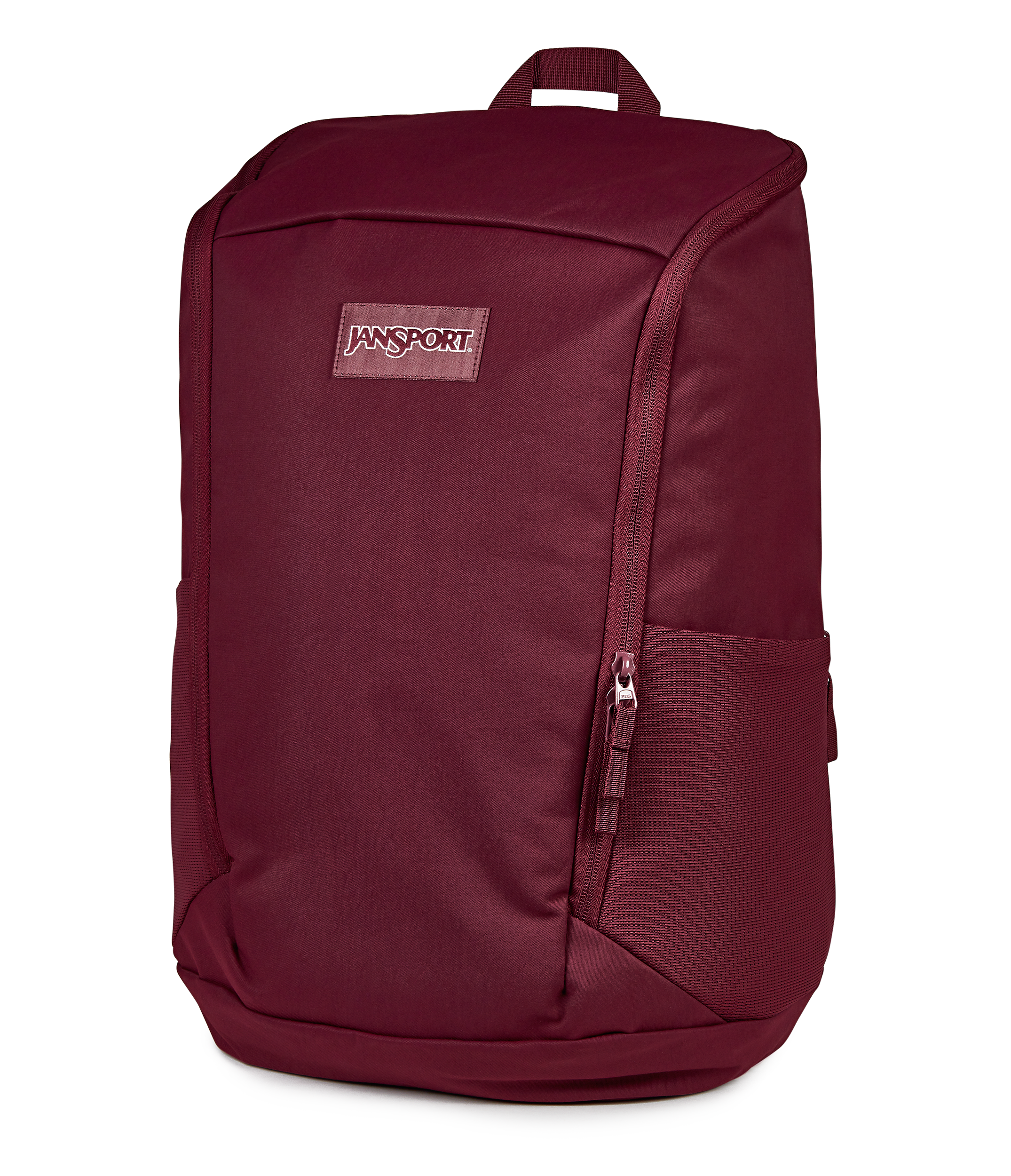 JanSport Recharge Pack in Cherry Lacquer — angle view 3