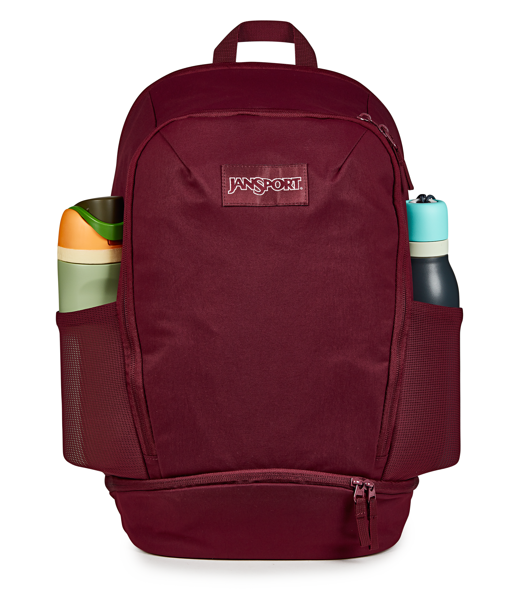 JanSport Serenity Pack in Cherry Lacquer — detail view