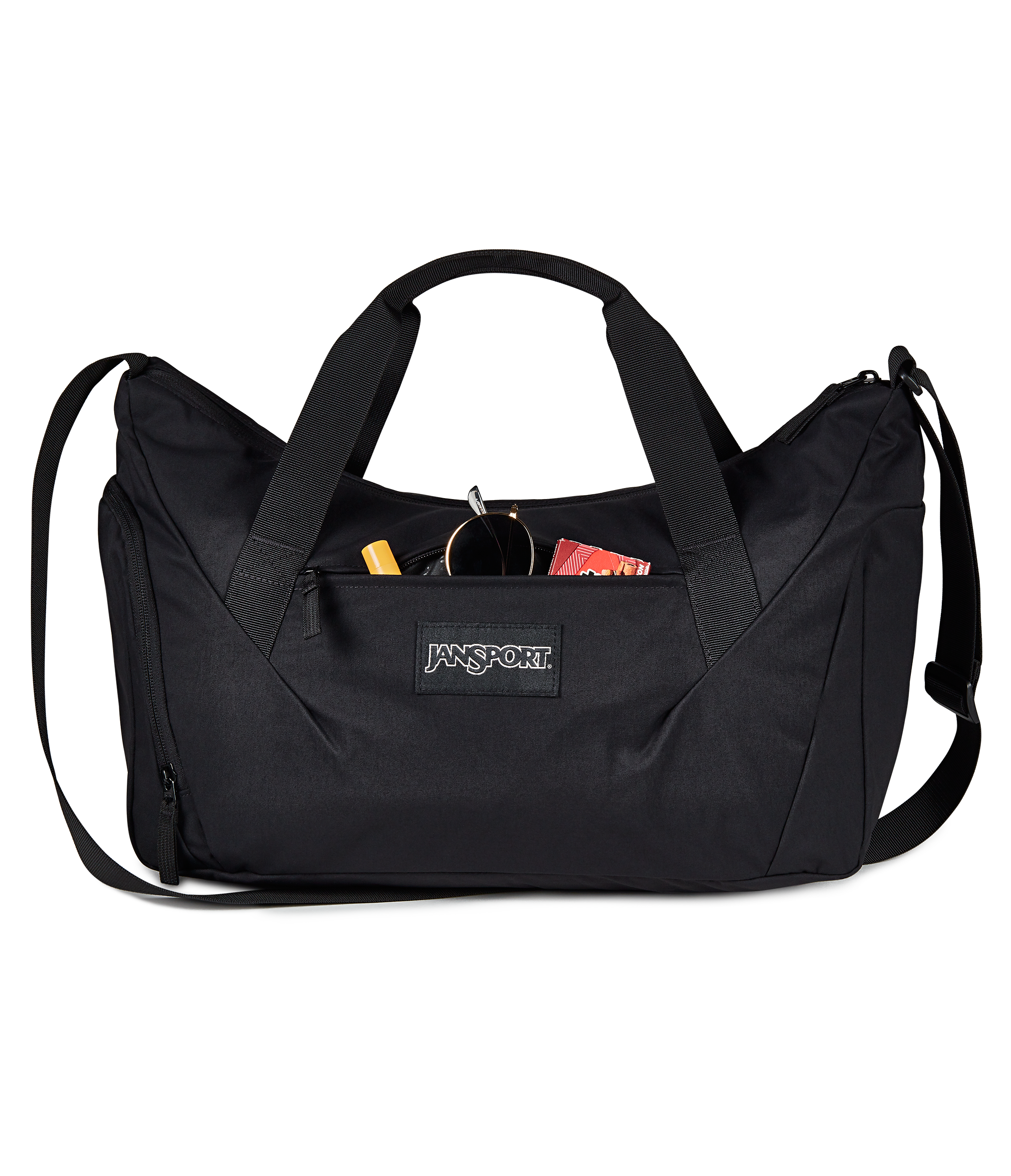 JanSport Recharge Gym Bag Medium in Black — detail view 3