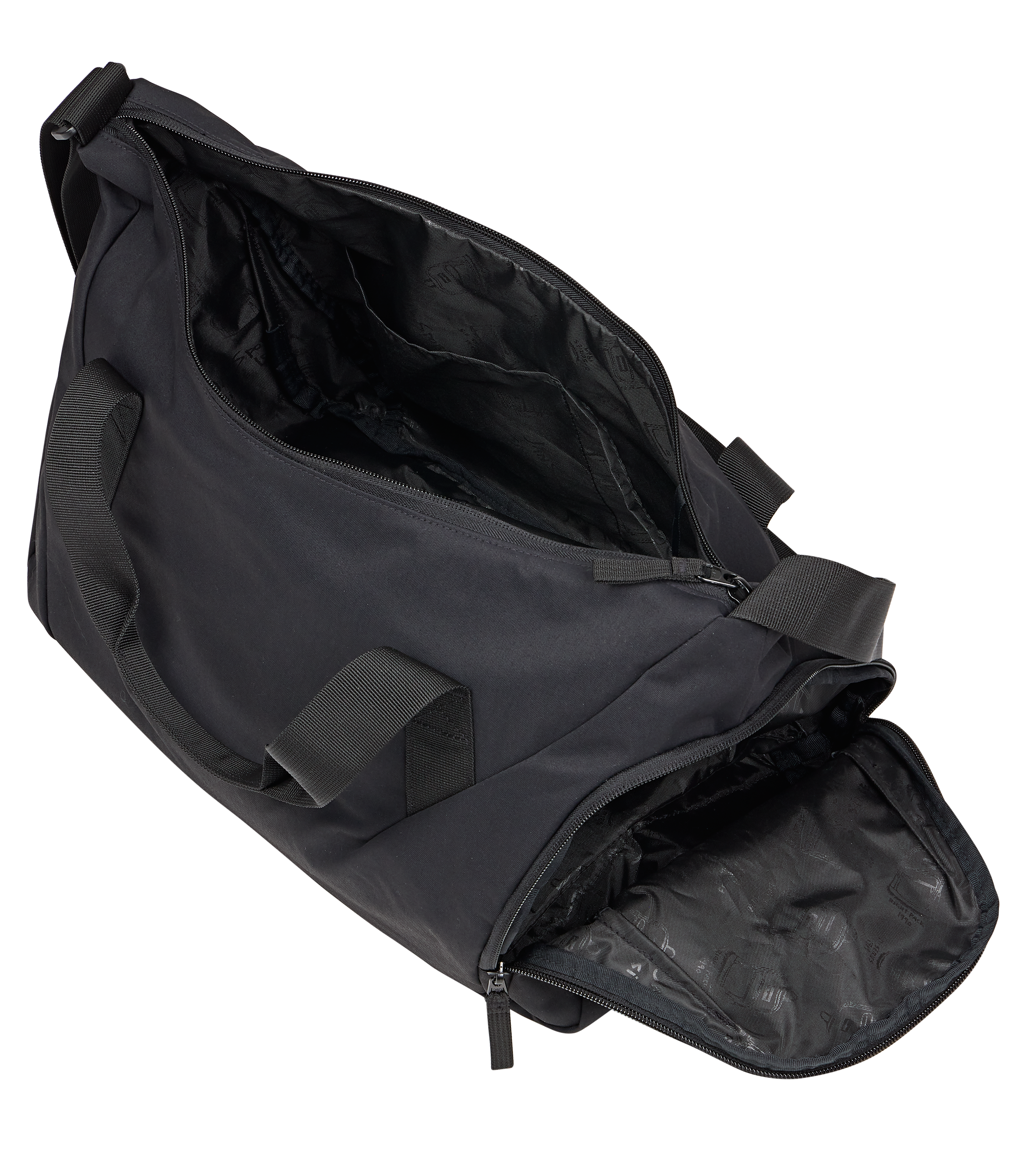 JanSport Recharge Gym Bag Medium in Black — angle view 4