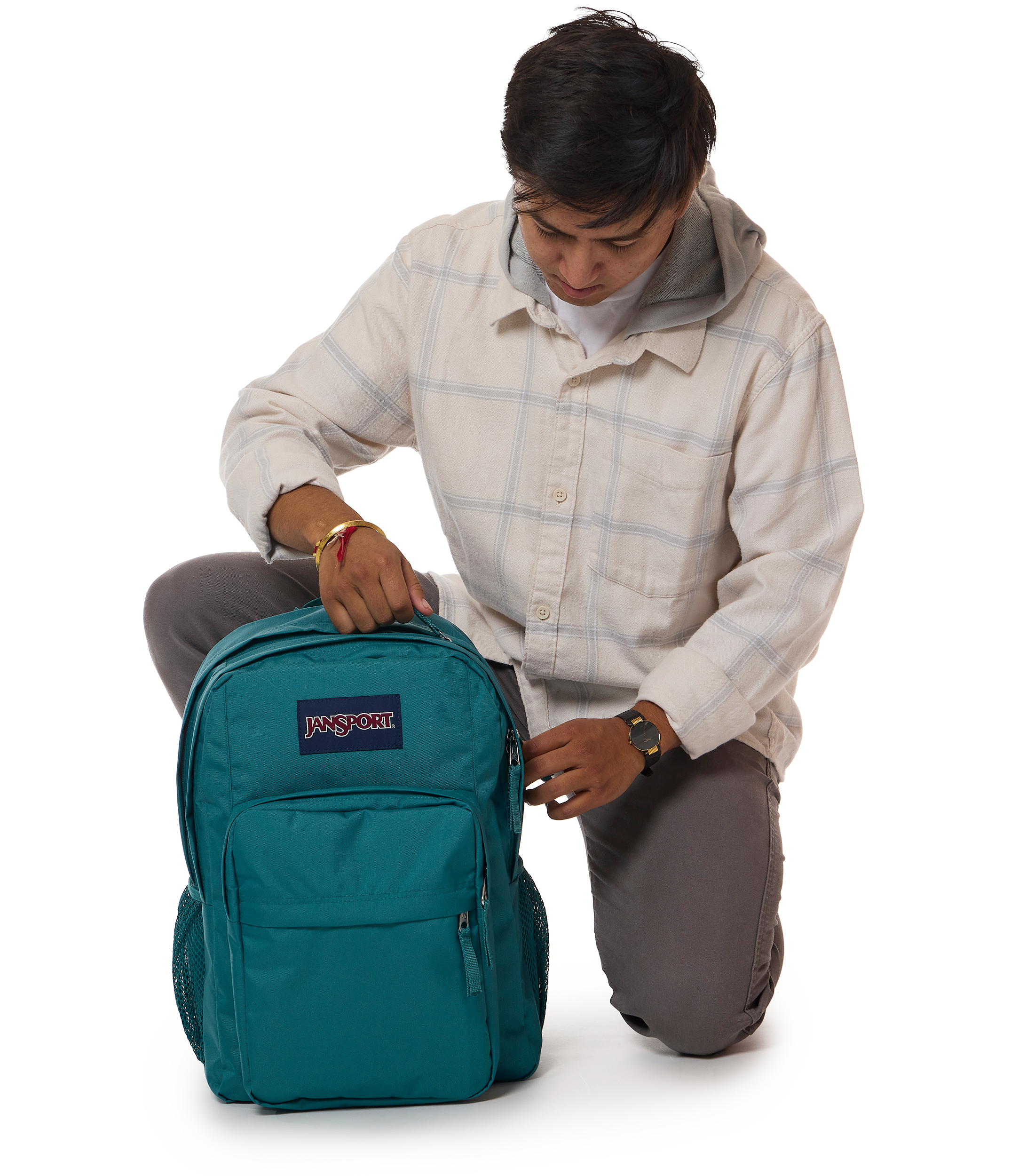 JanSport Big Plans in Emerald Pool — angle view 2