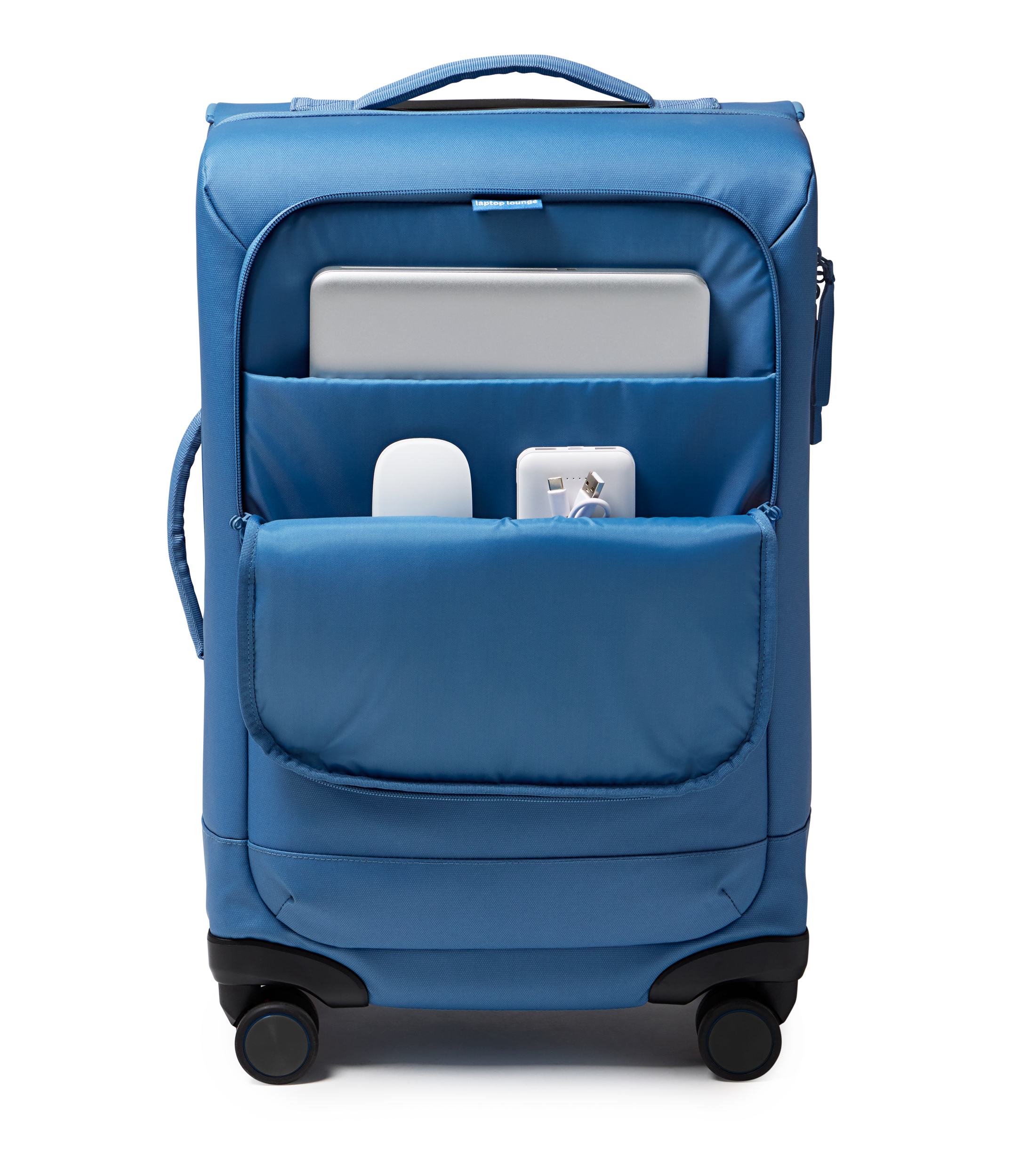 JanSport Good Latitude 22" Carry On in Elemental Blue — detail view 2