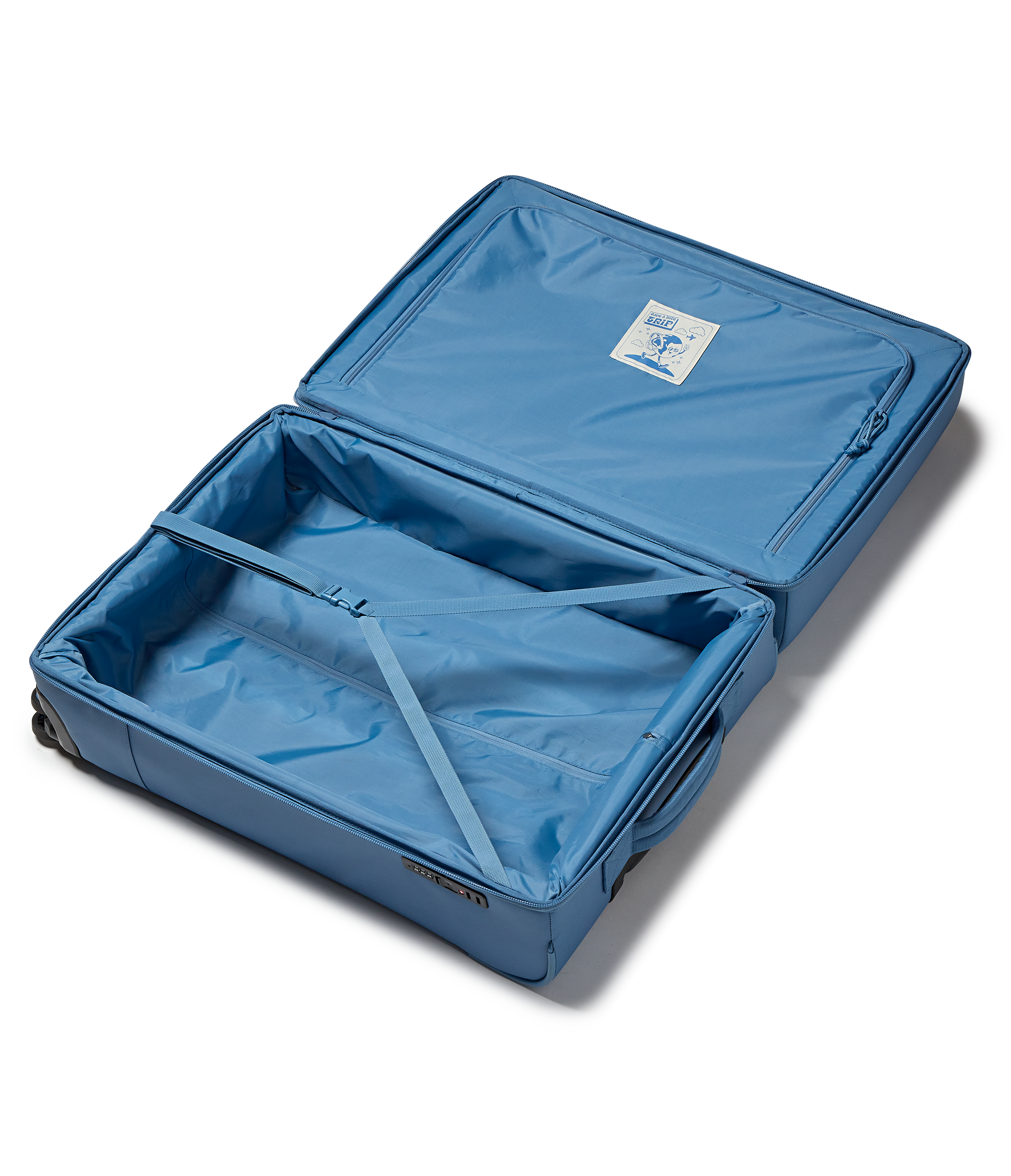 JanSport Good Latitude 26" Checked in Elemental Blue — angle view 4