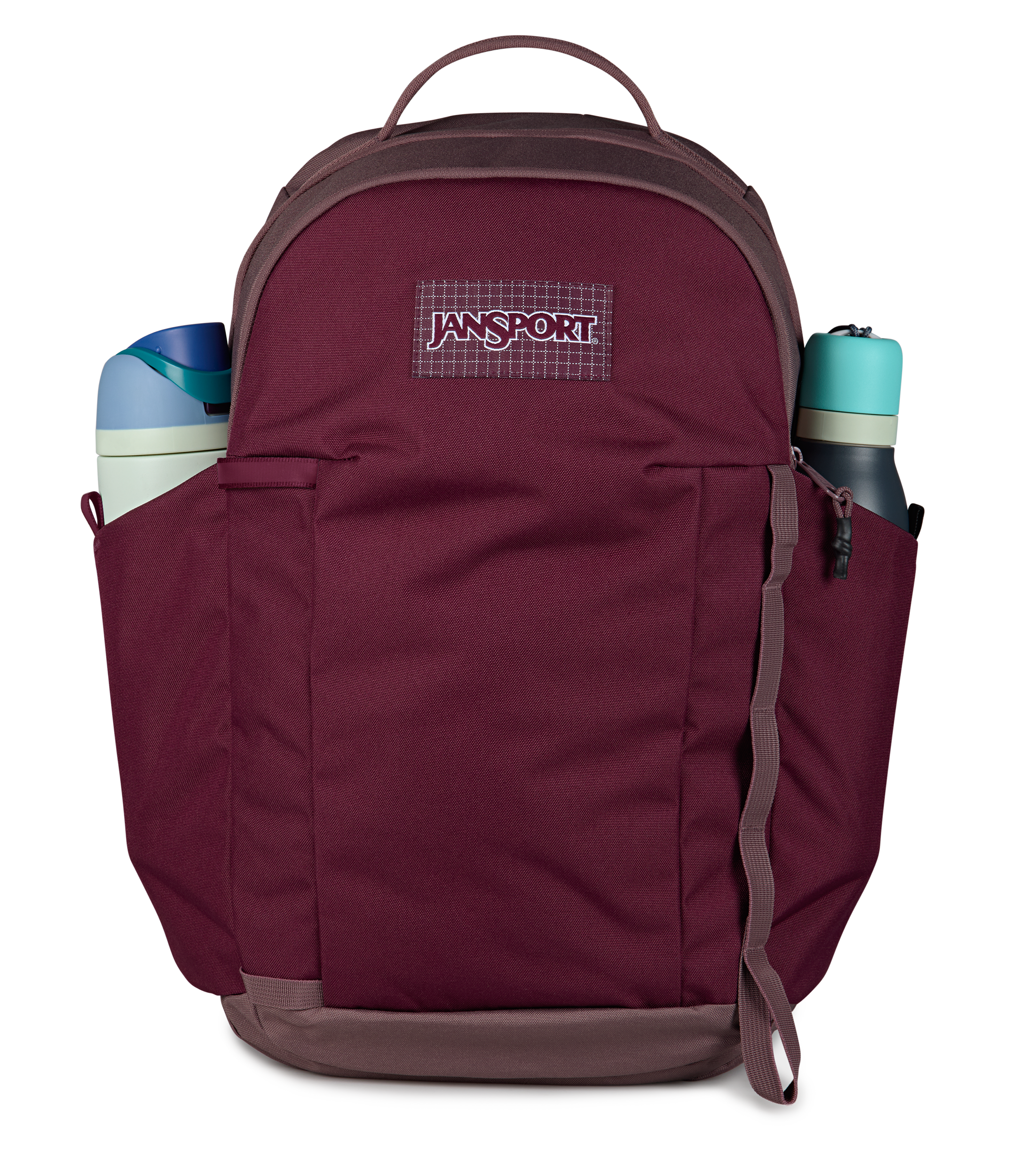 JanSport All Around Pack 26L in Cherry Lacquer — detail view