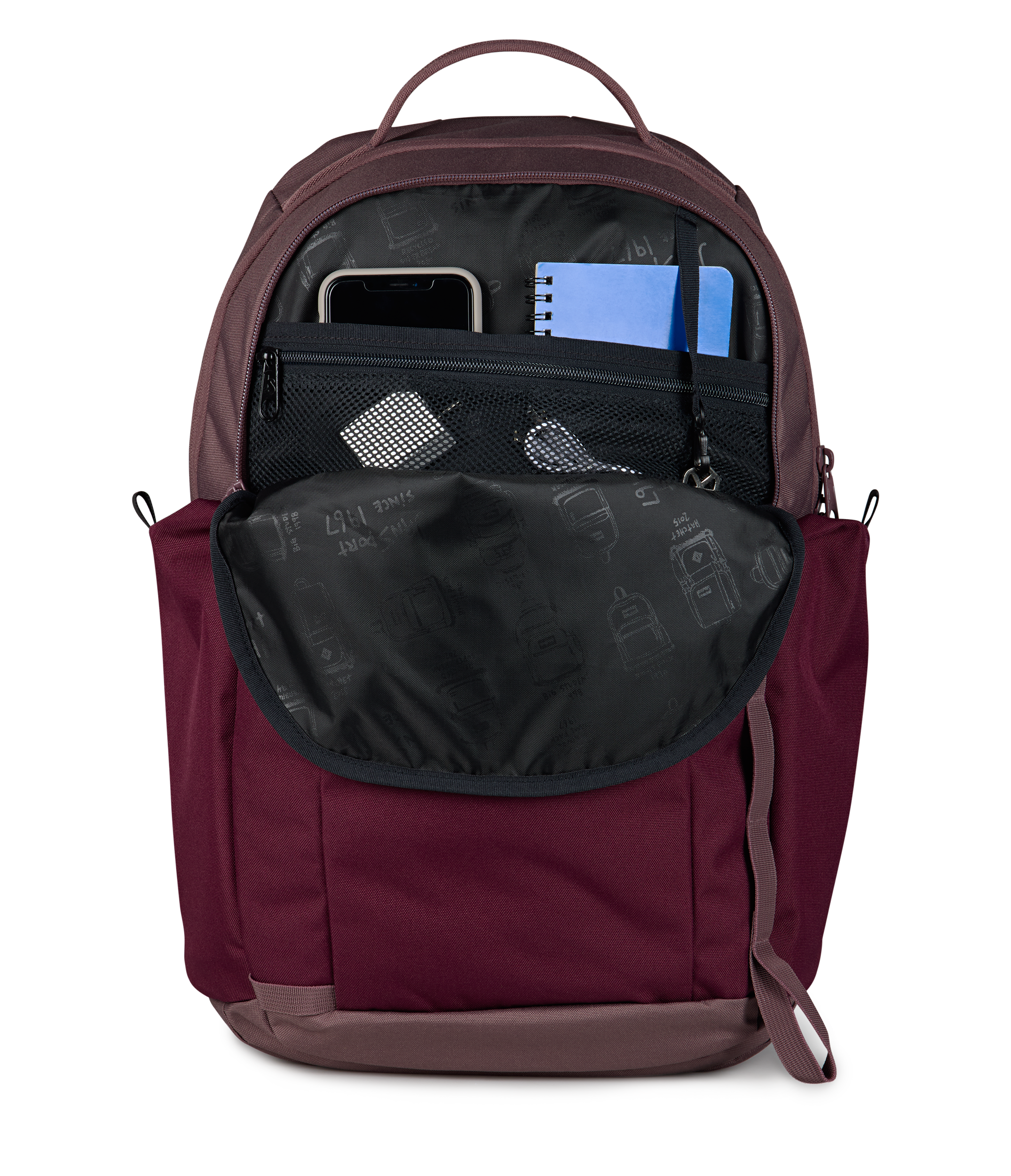 JanSport All Around Pack 26L in Cherry Lacquer — detail view 3