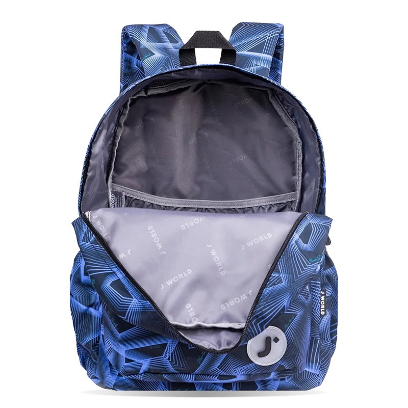J World Oz Daypack Backpack in Disco — interior view # color_Disco