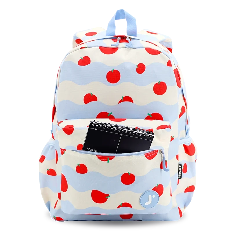 J World Oz Daypack Backpack in Floating Apple — detail view # color_Floating Apple